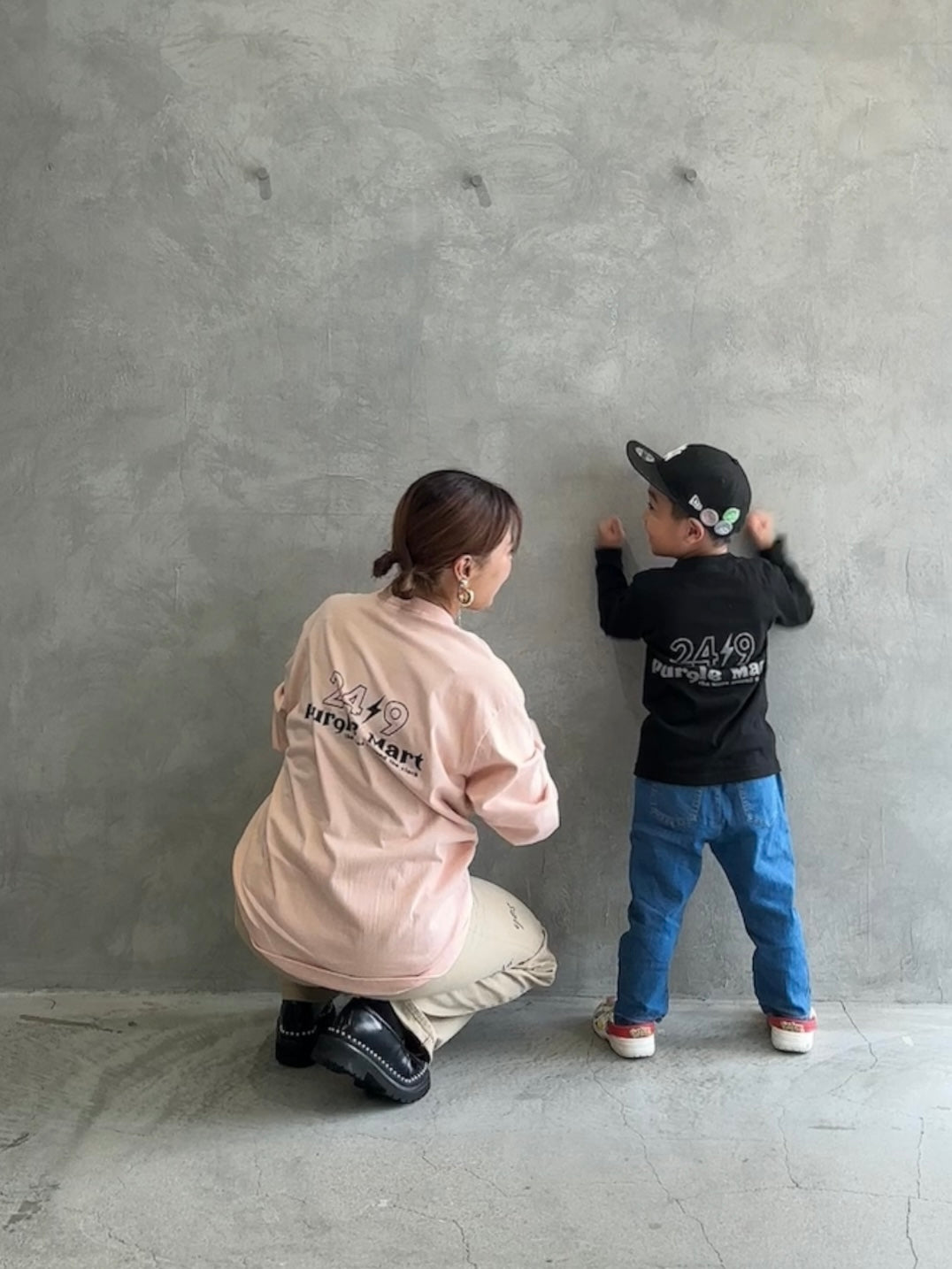 受付終了【予約販売】PURPLE MART⚡︎キッズロンT/the Nines