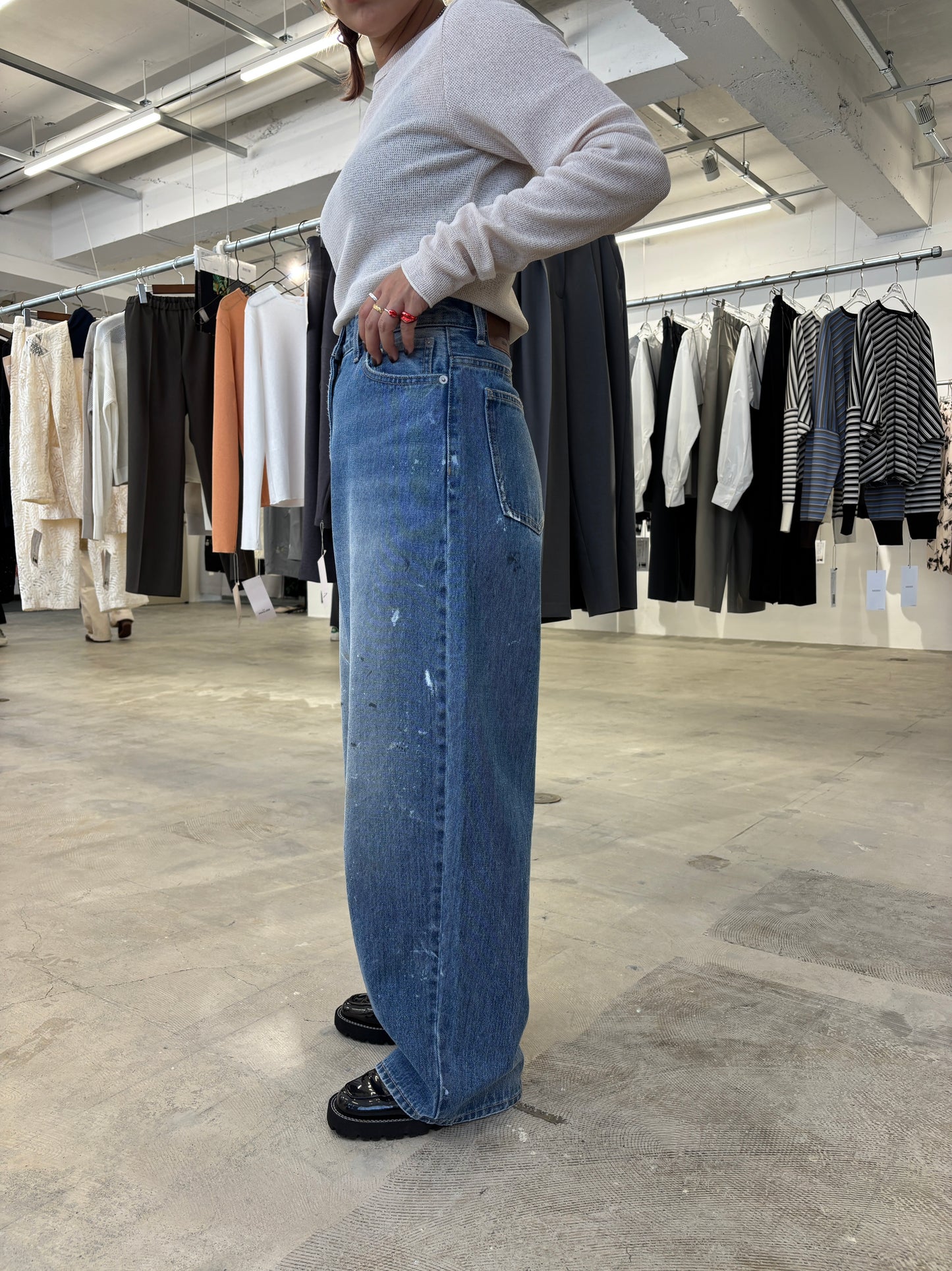 【予約販売】デニムパンツ/8613502/LE MÉLANGE