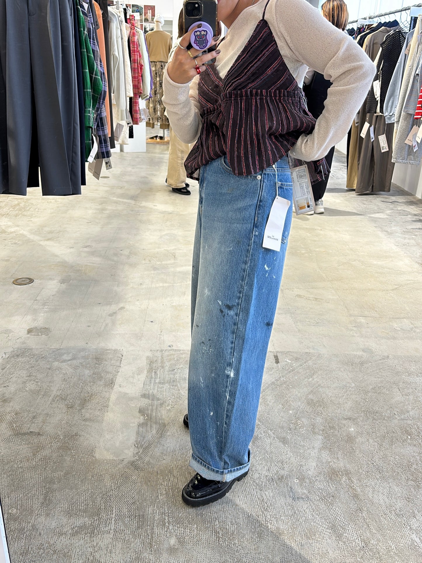 【予約販売】デニムパンツ/8613502/LE MÉLANGE