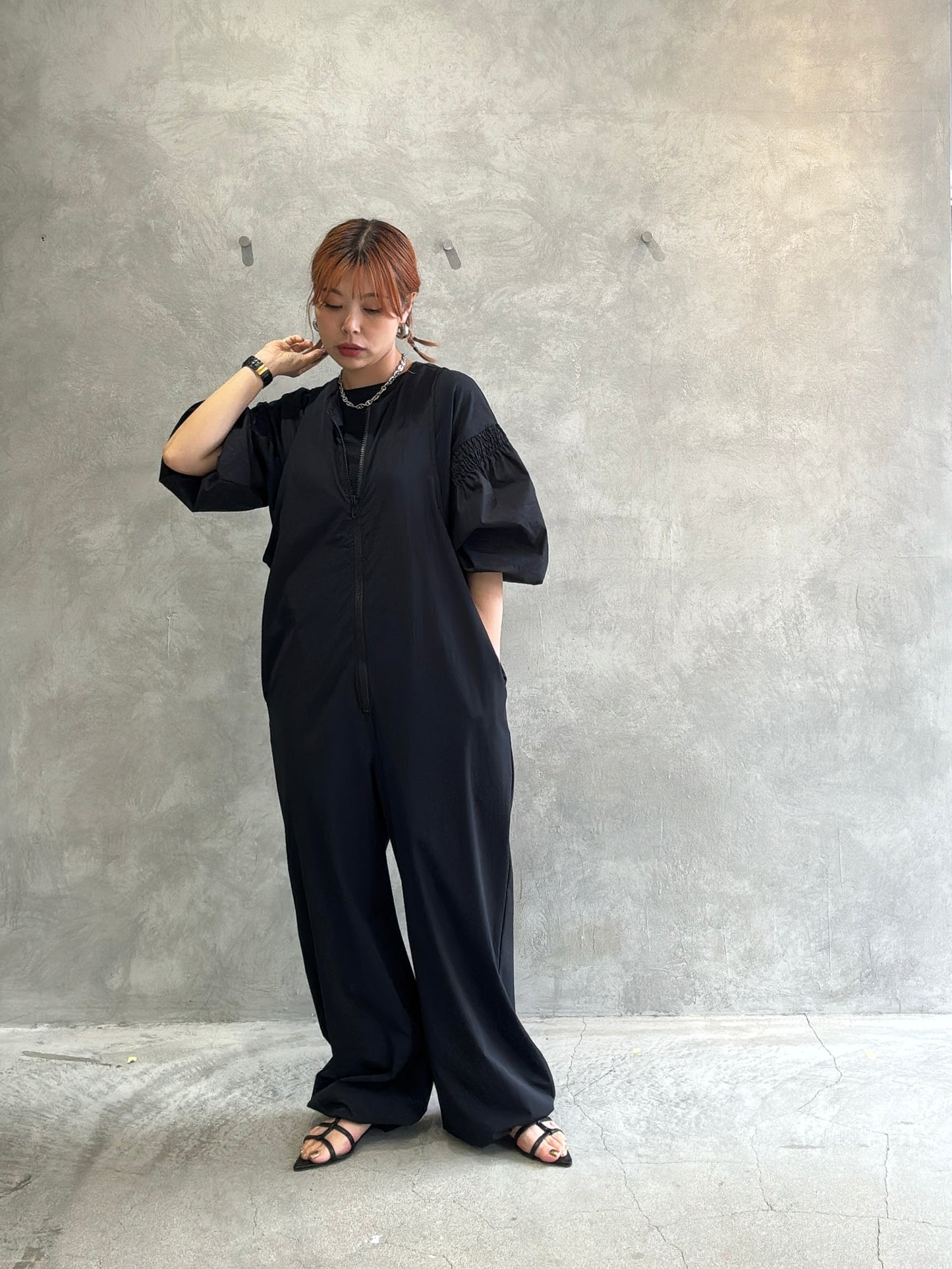 パフスリーブデザインTシャツ