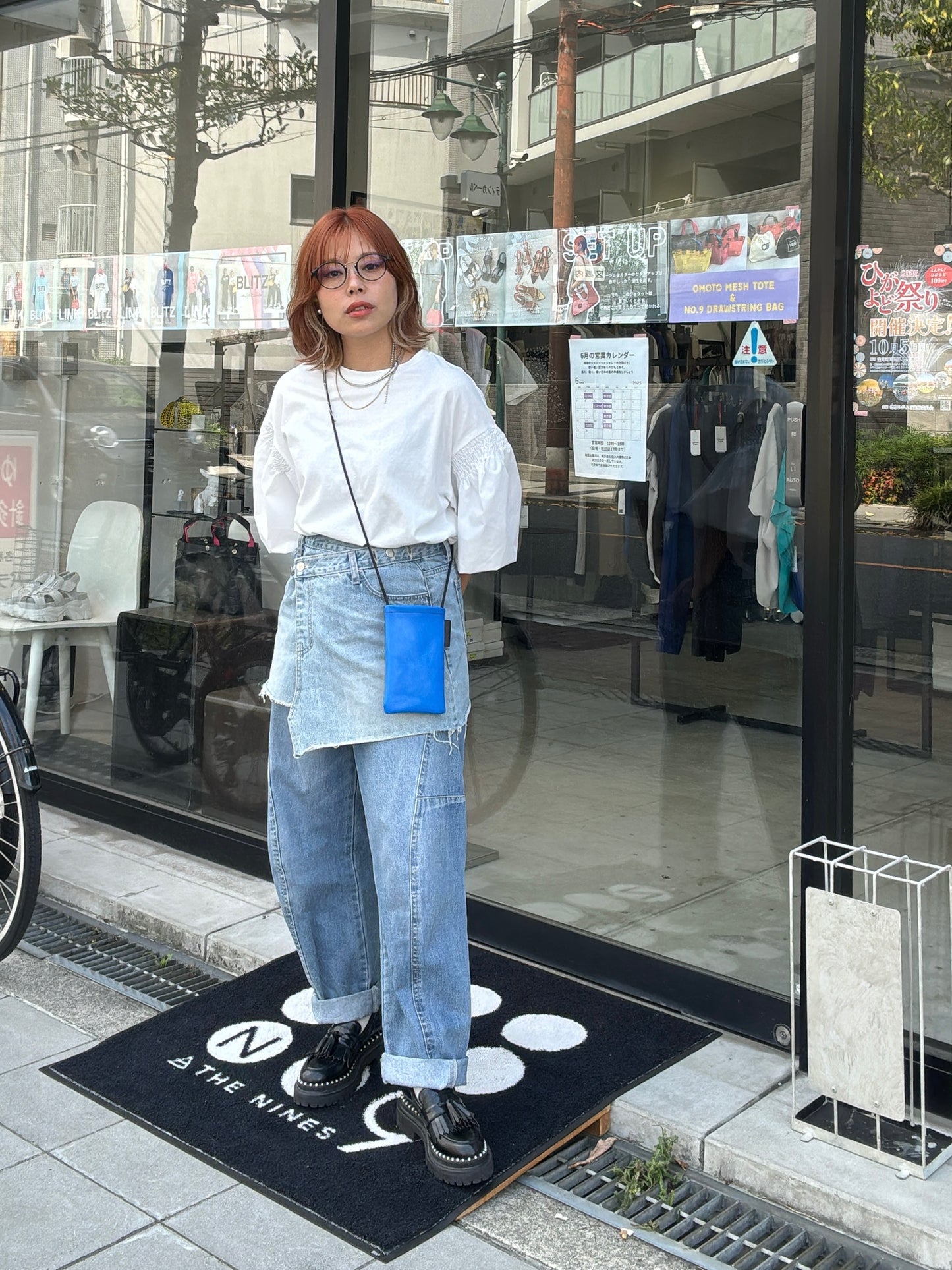 パフスリーブデザインTシャツ