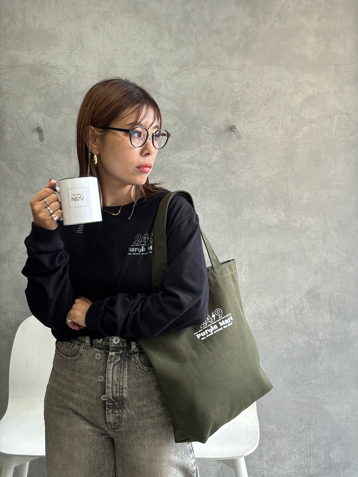 受付終了【予約販売】PURPLE MART⚡︎キャンバストートーバッグ/the Nines