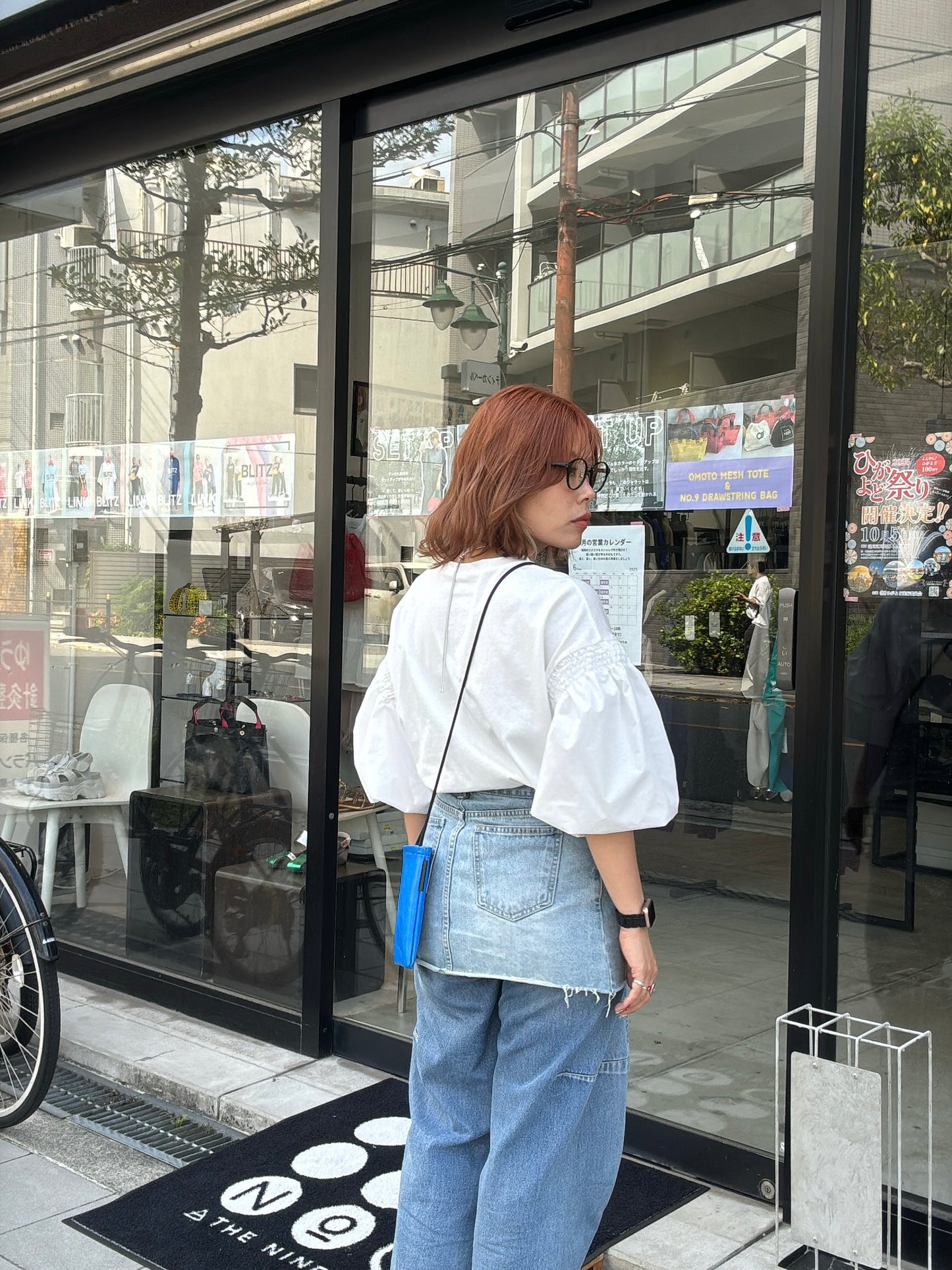 パフスリーブデザインTシャツ