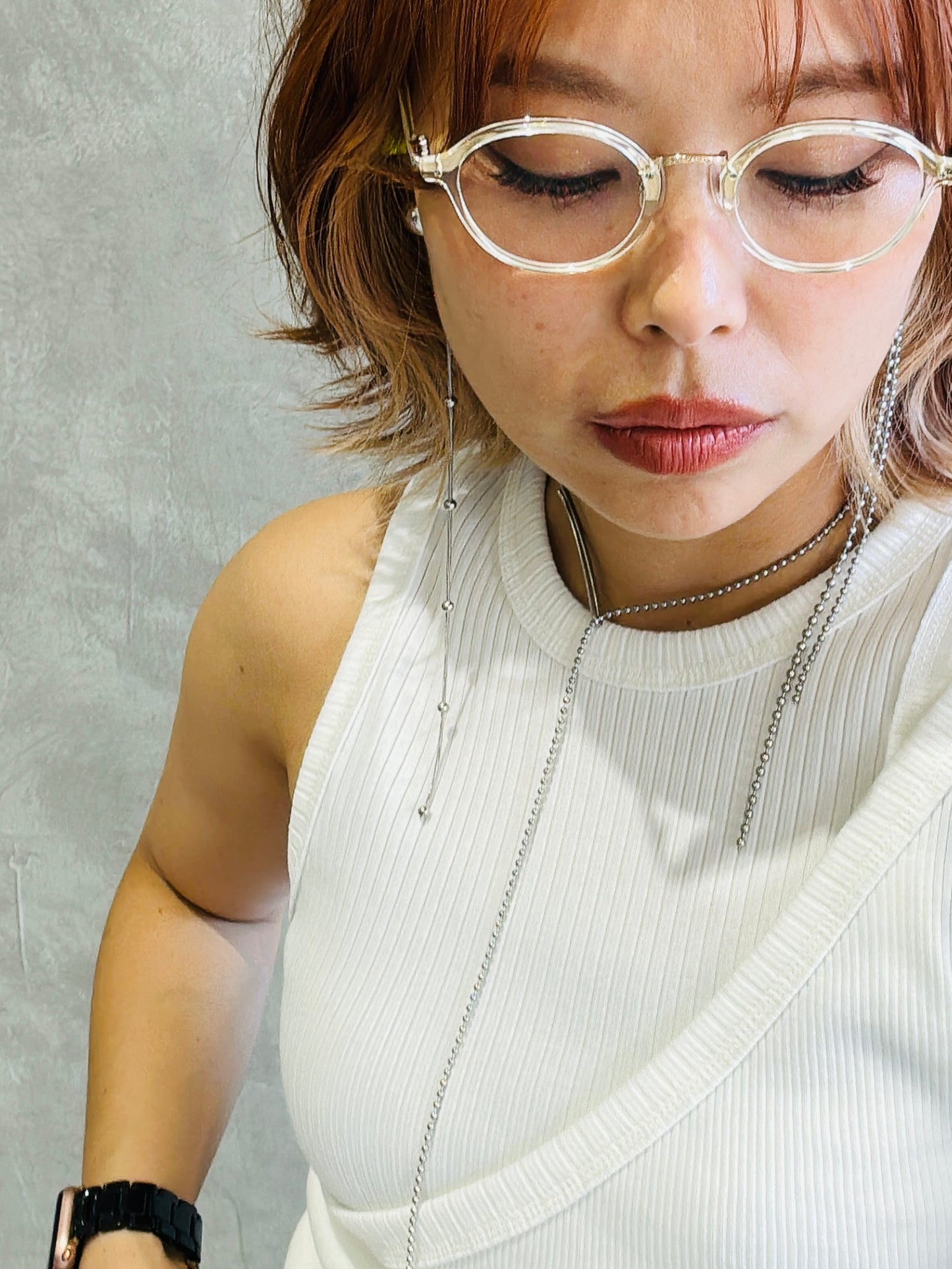 【復刻】ロングピアス(スネーク×ボール)