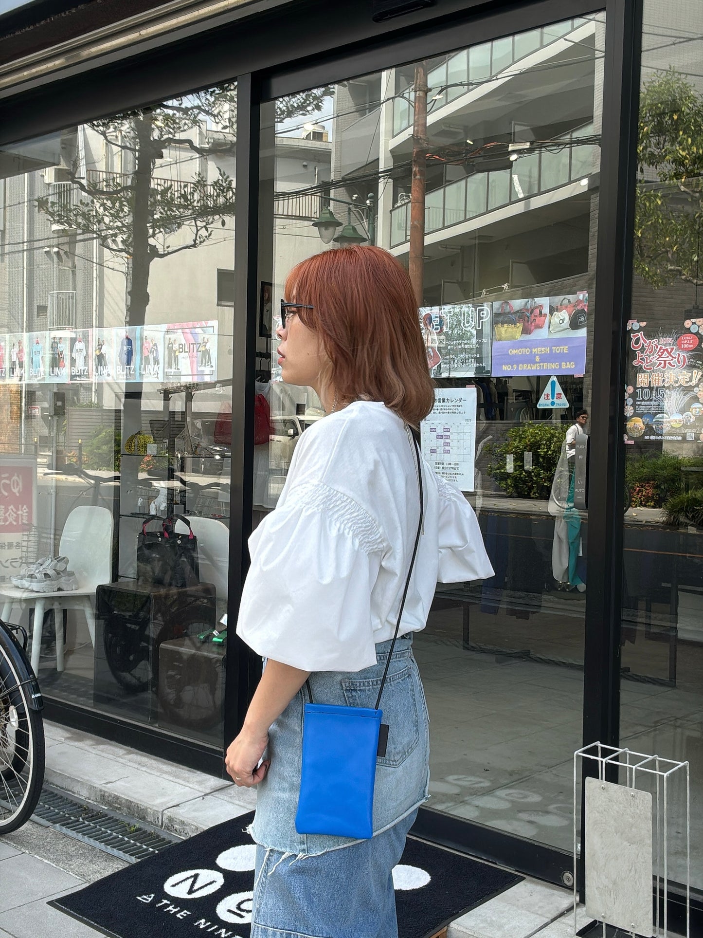パフスリーブデザインTシャツ