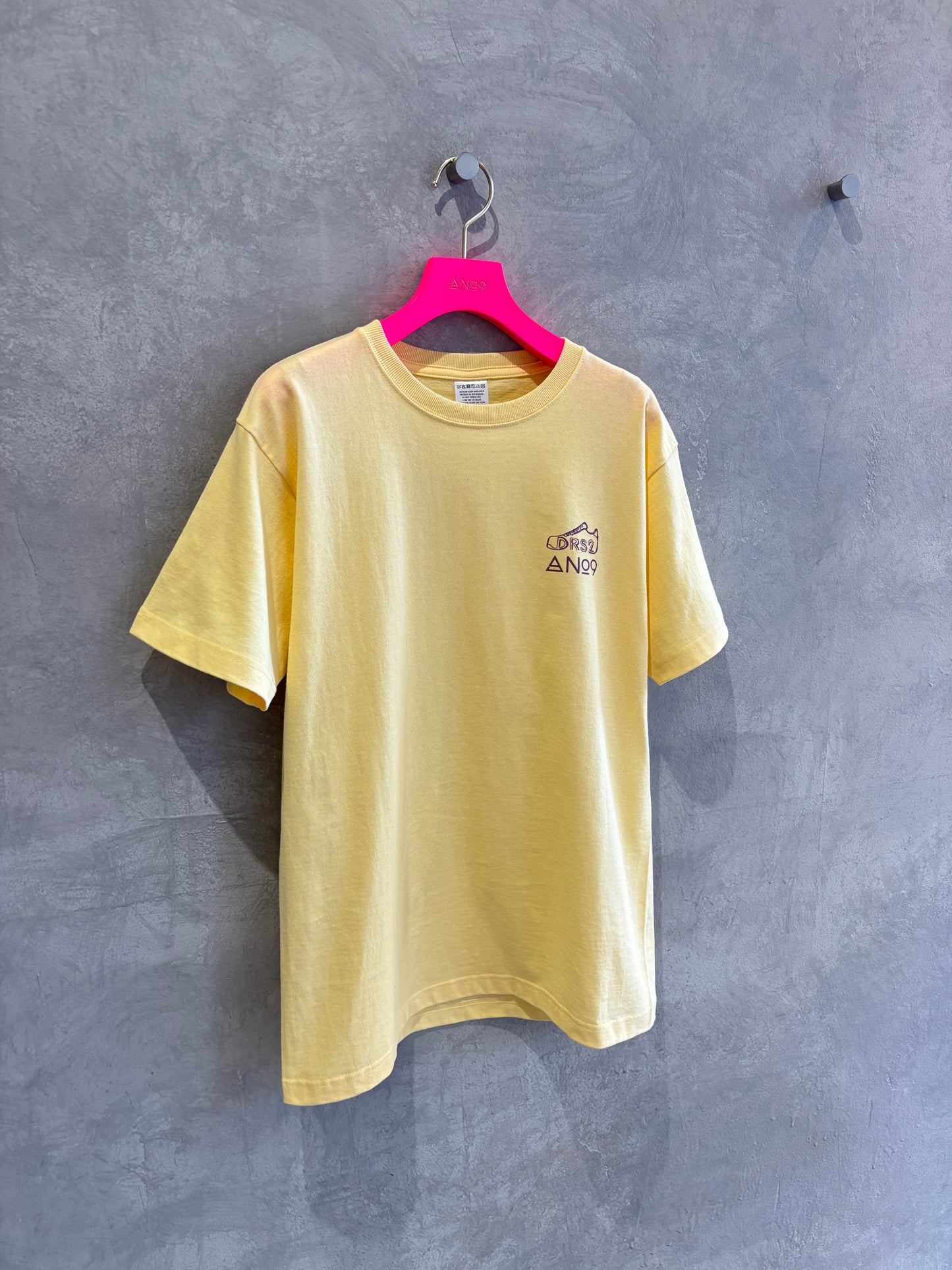 受付終了✴︎【先行予約】DRS2×No.9 コラボTシャツ/SUNSUN&No.9/イエロー×パープル