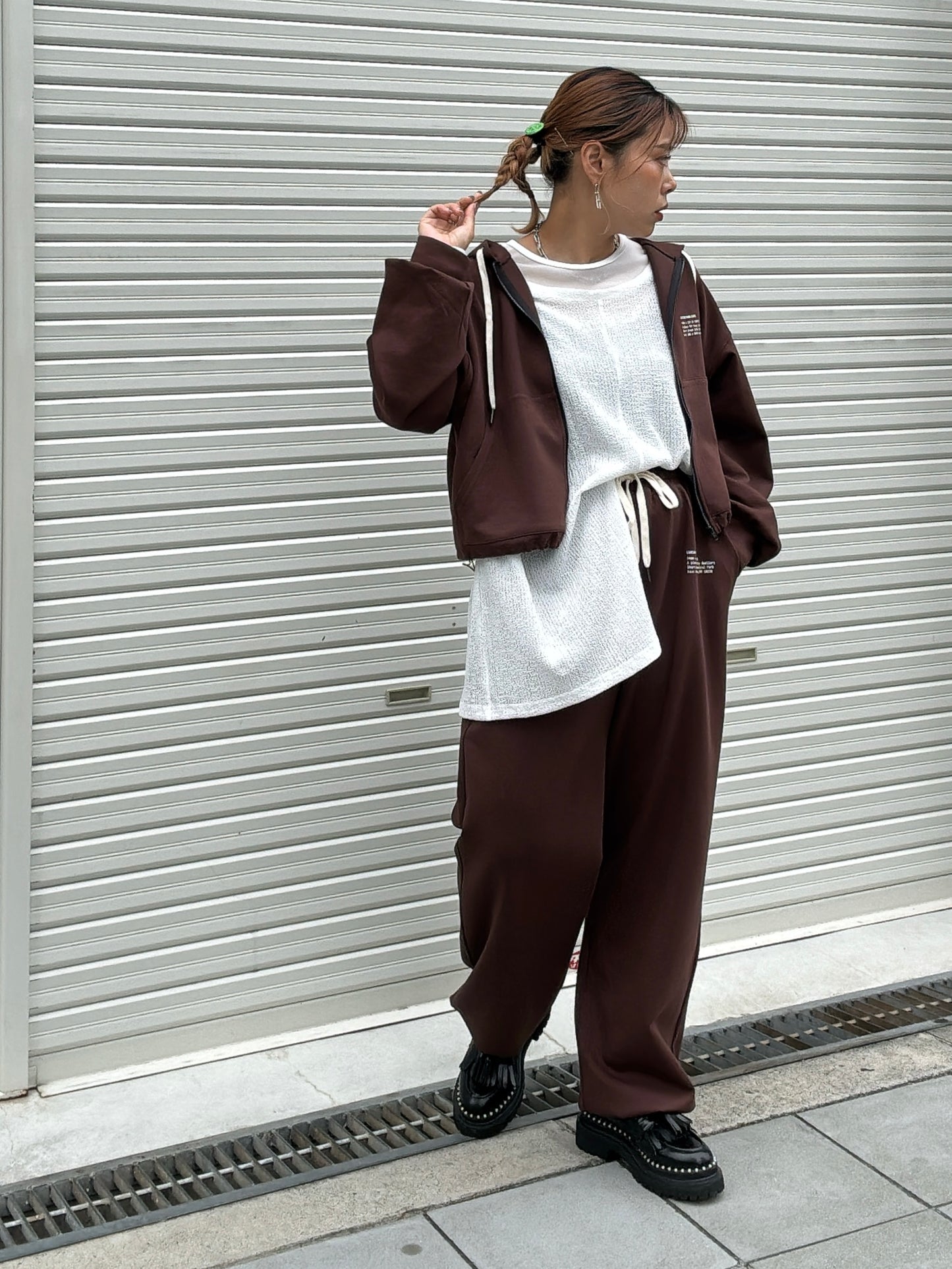 チュールコンビフロントトップス/CYAN tokyo