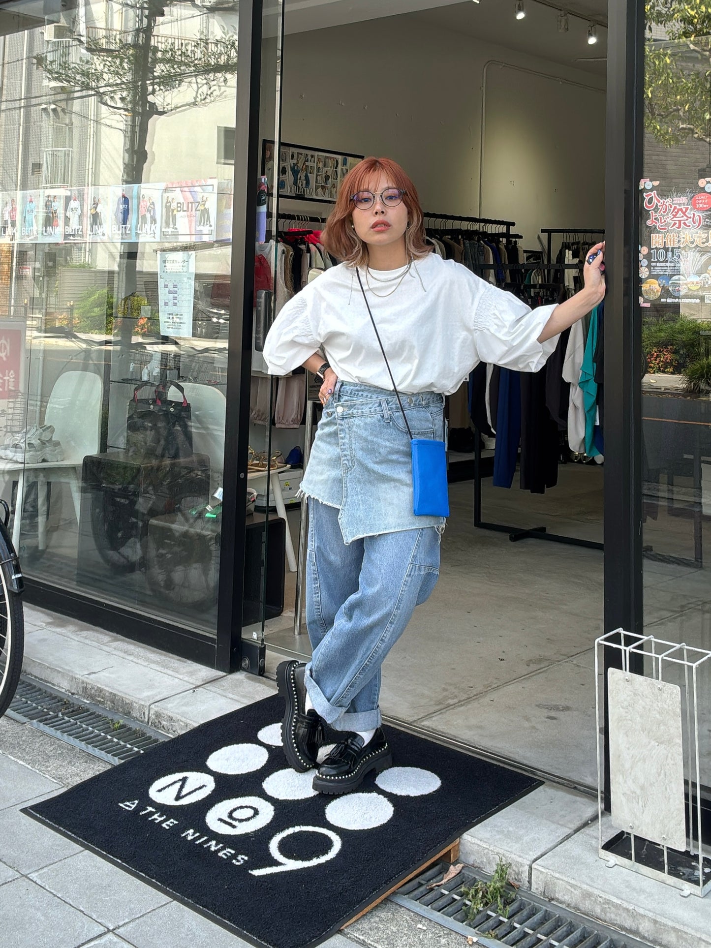 パフスリーブデザインTシャツ