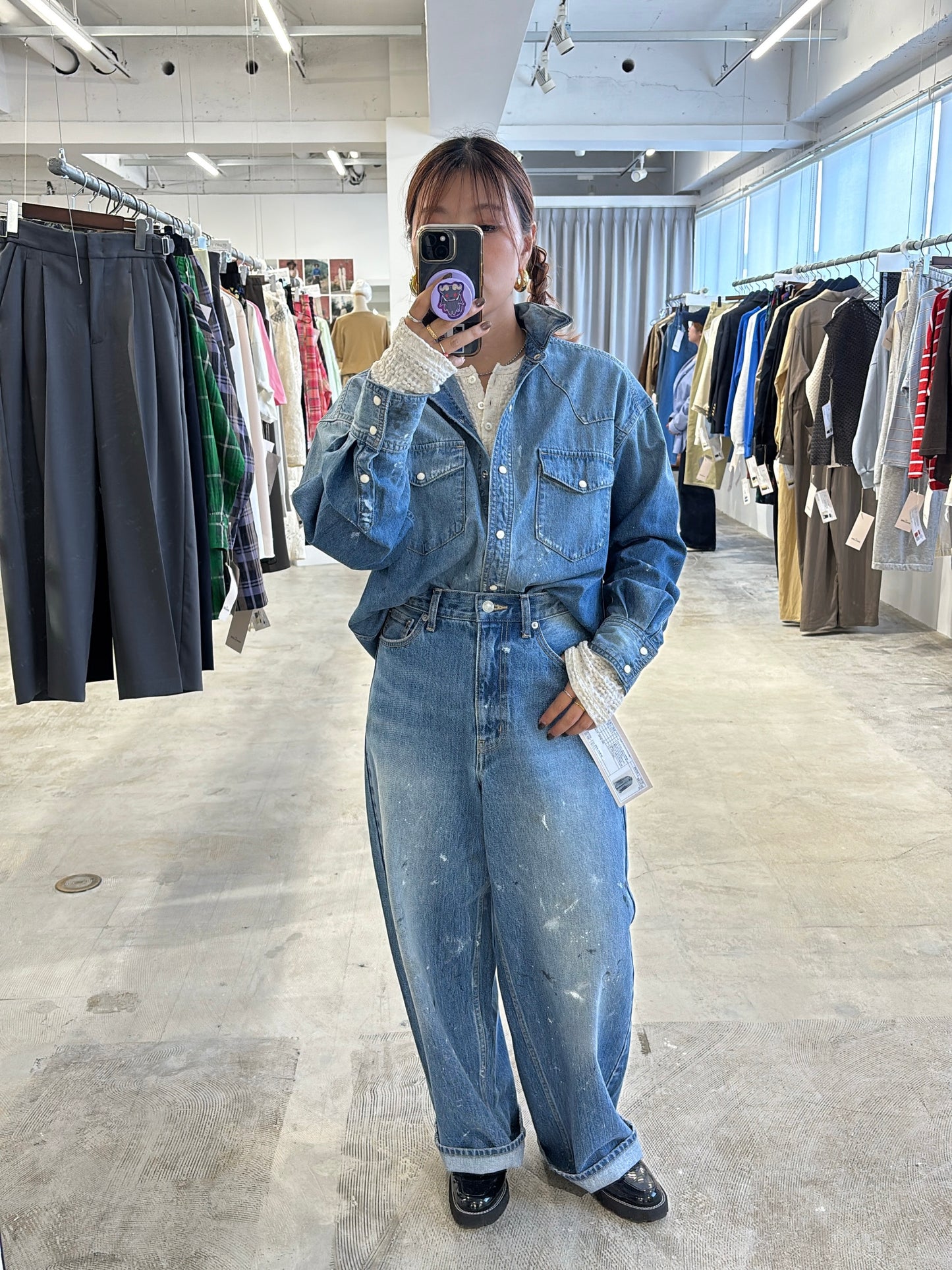 【予約販売】デニムパンツ/8613502/LE MÉLANGE