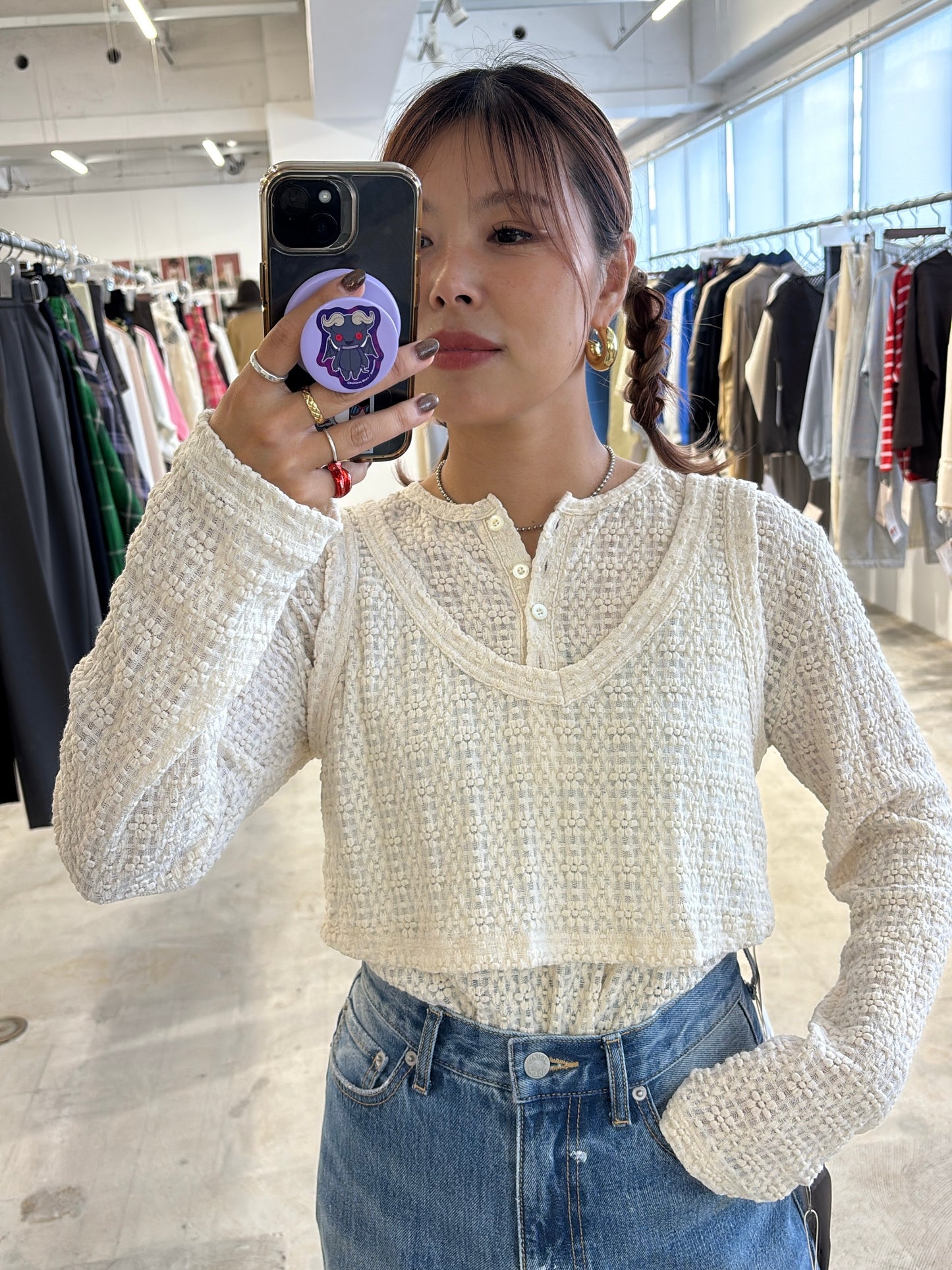 【予約販売】ショート丈キャミソール/8611001/LE MÉLANGE