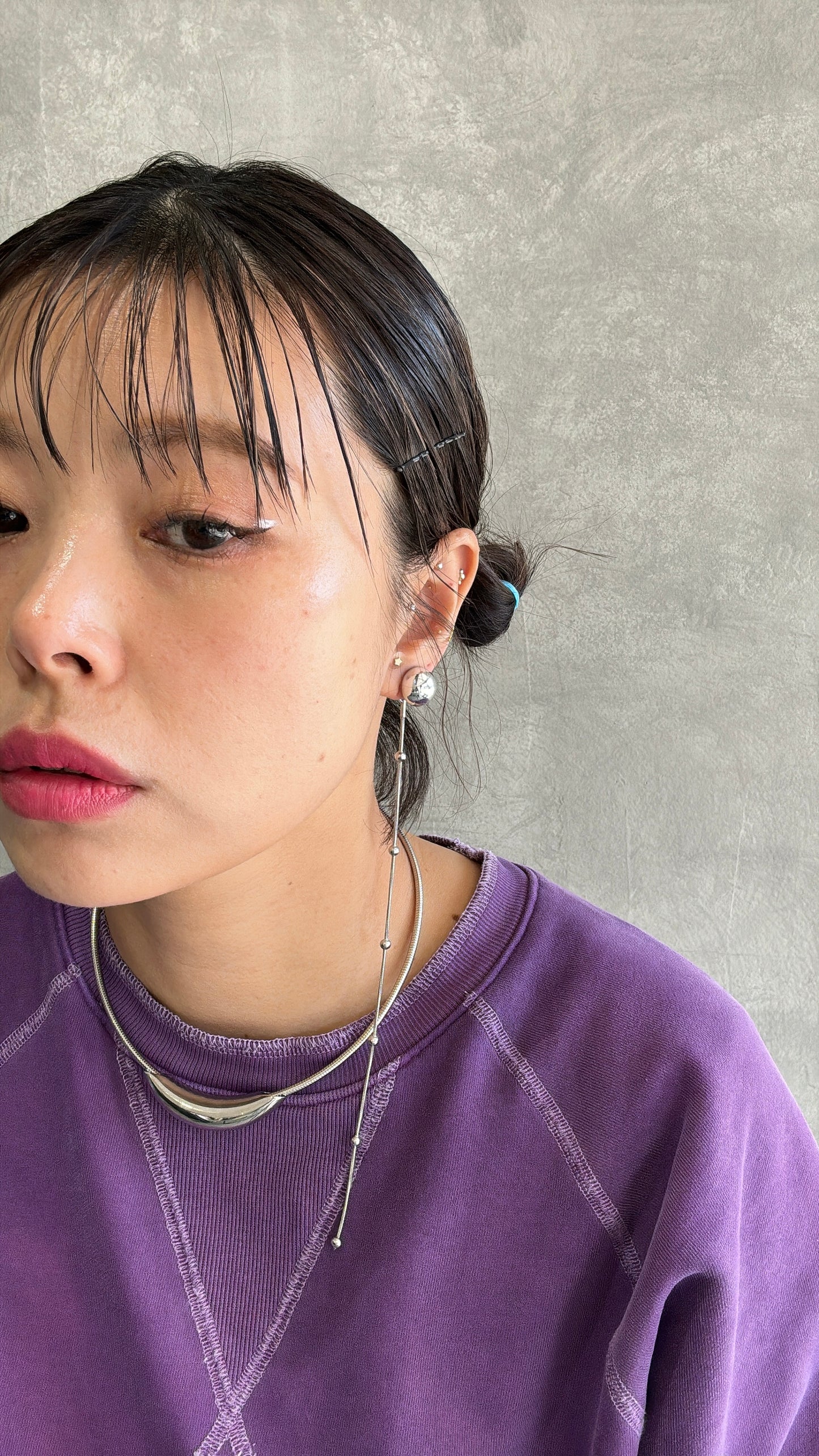 【復刻】ロングピアス(スネーク×ボール)