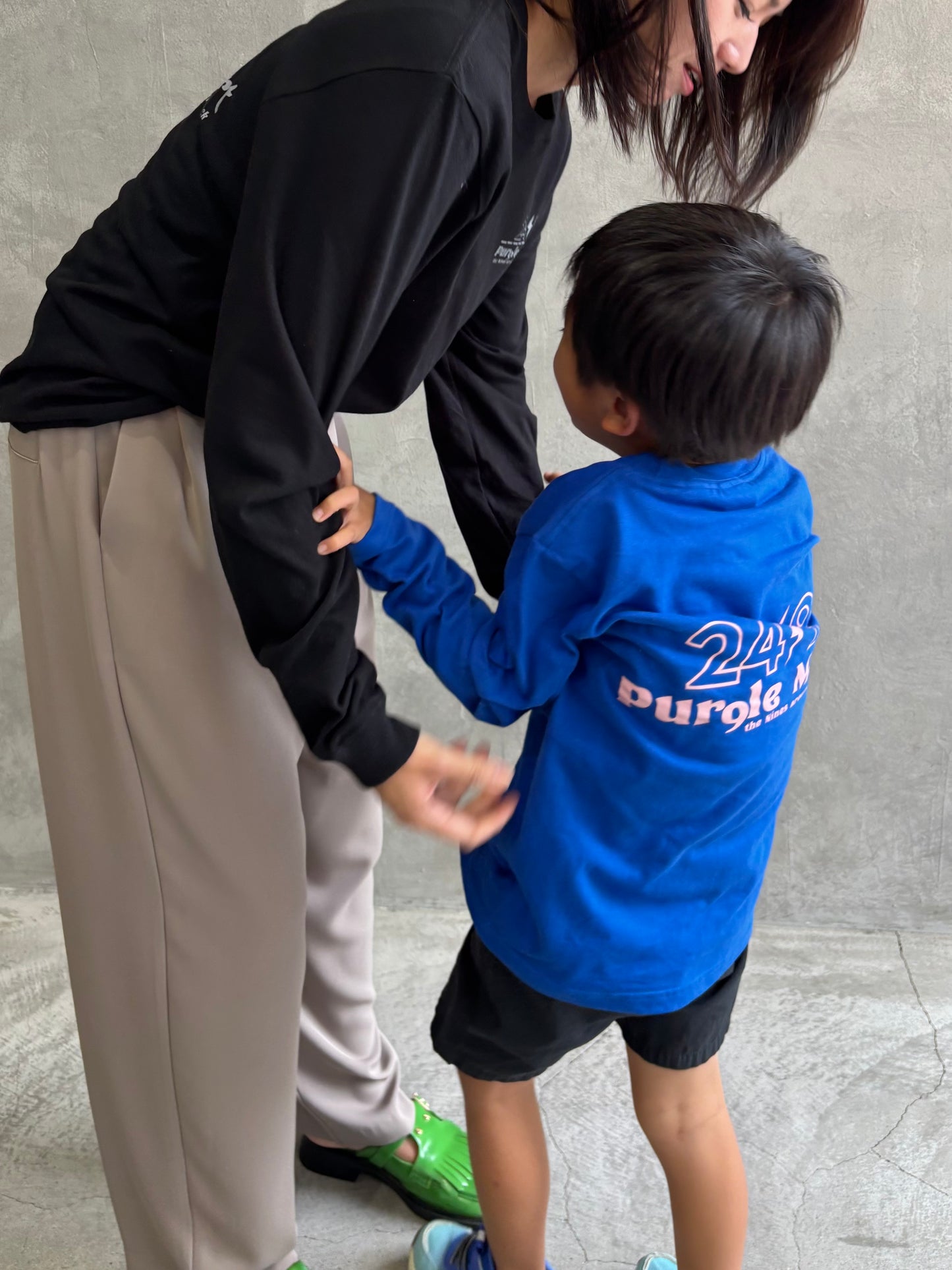 受付終了【予約販売】PURPLE MART⚡︎キッズロンT/the Nines