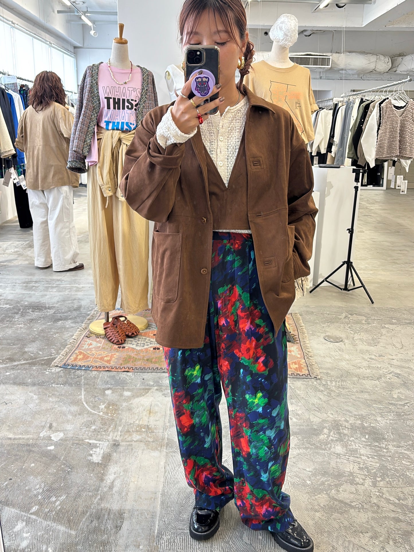 【予約販売】プリントイージーパンツ/8613504/LE MÉLANGE