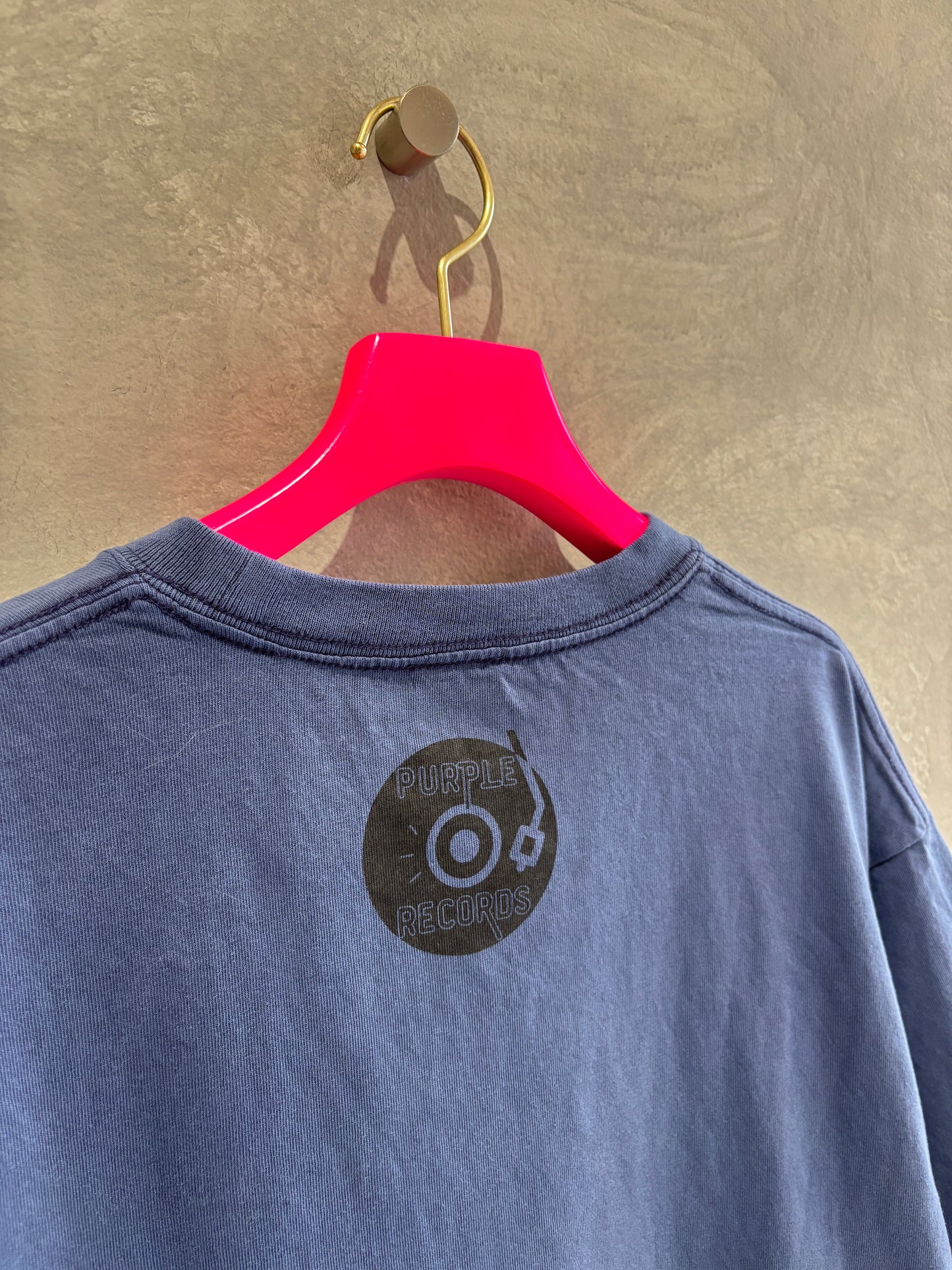 【受付終了】PURPLE RECORSピグメントTシャツ/No.9-the Nines-