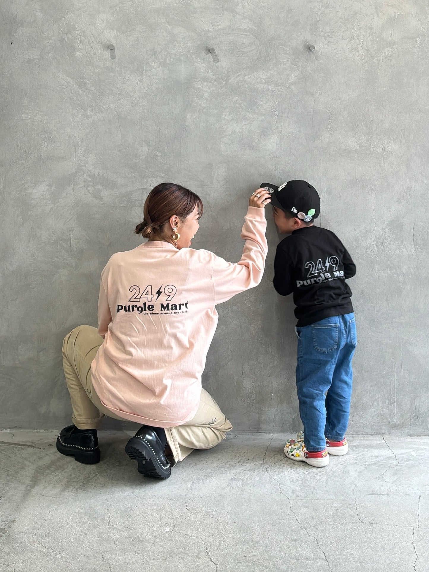 受付終了【予約販売】PURPLE MART⚡︎キッズロンT/the Nines