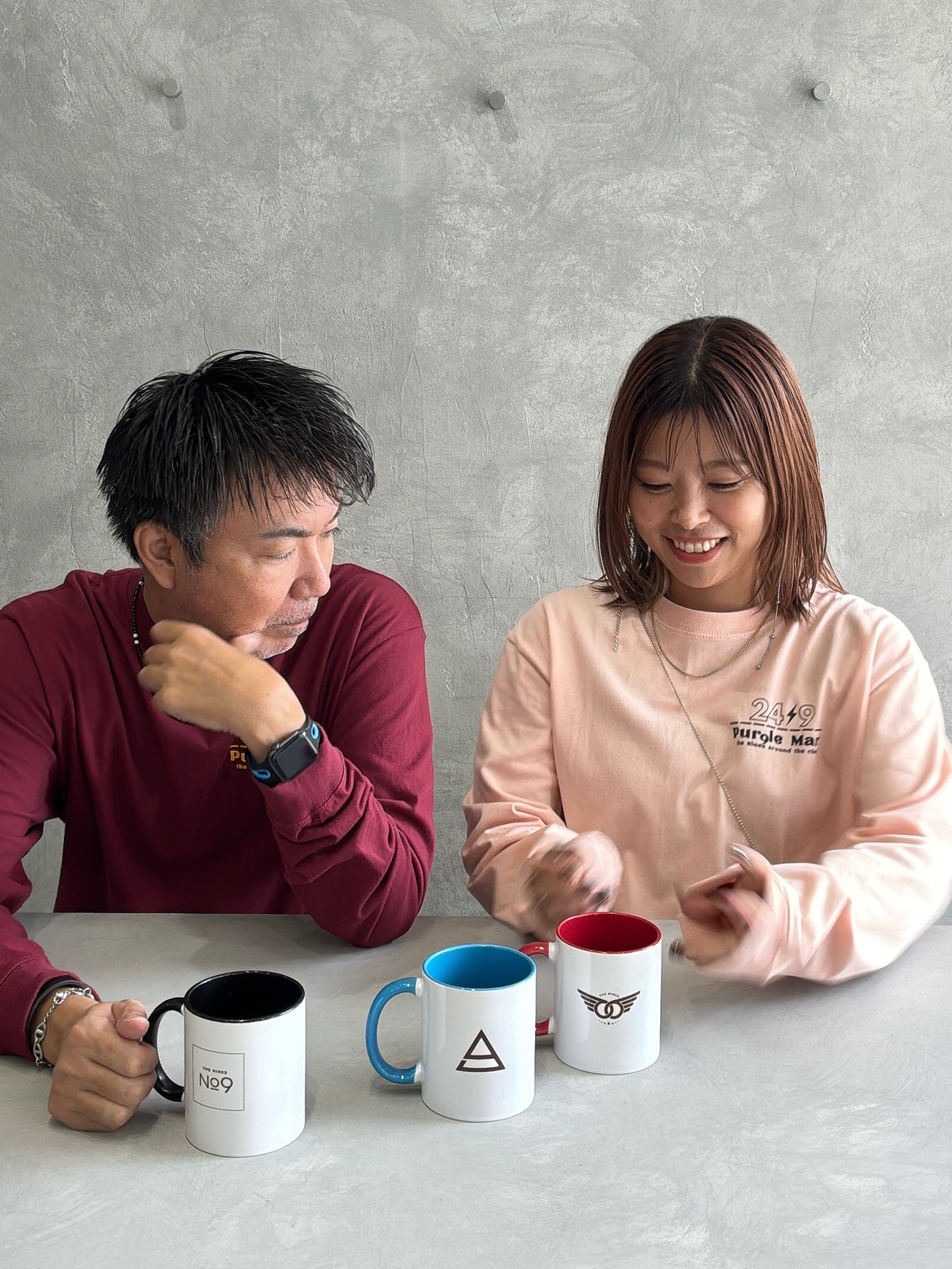 受付終了【予約販売】PURPLE MART⚡︎オリジナルバイカラーマグカップ/the Nines