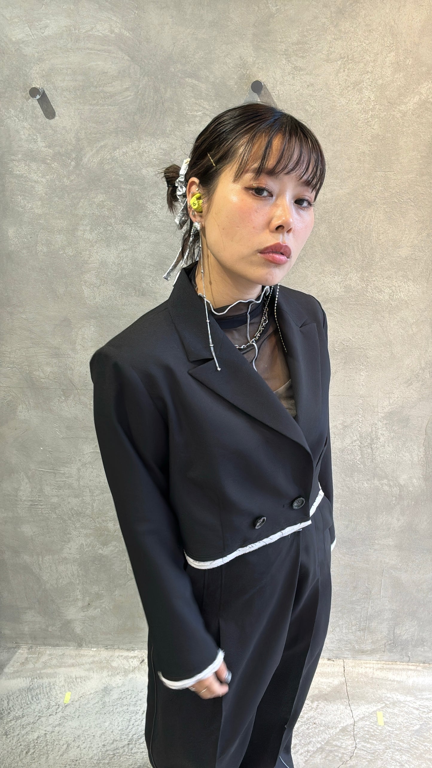【復刻】ロングピアス(スネーク×ボール)