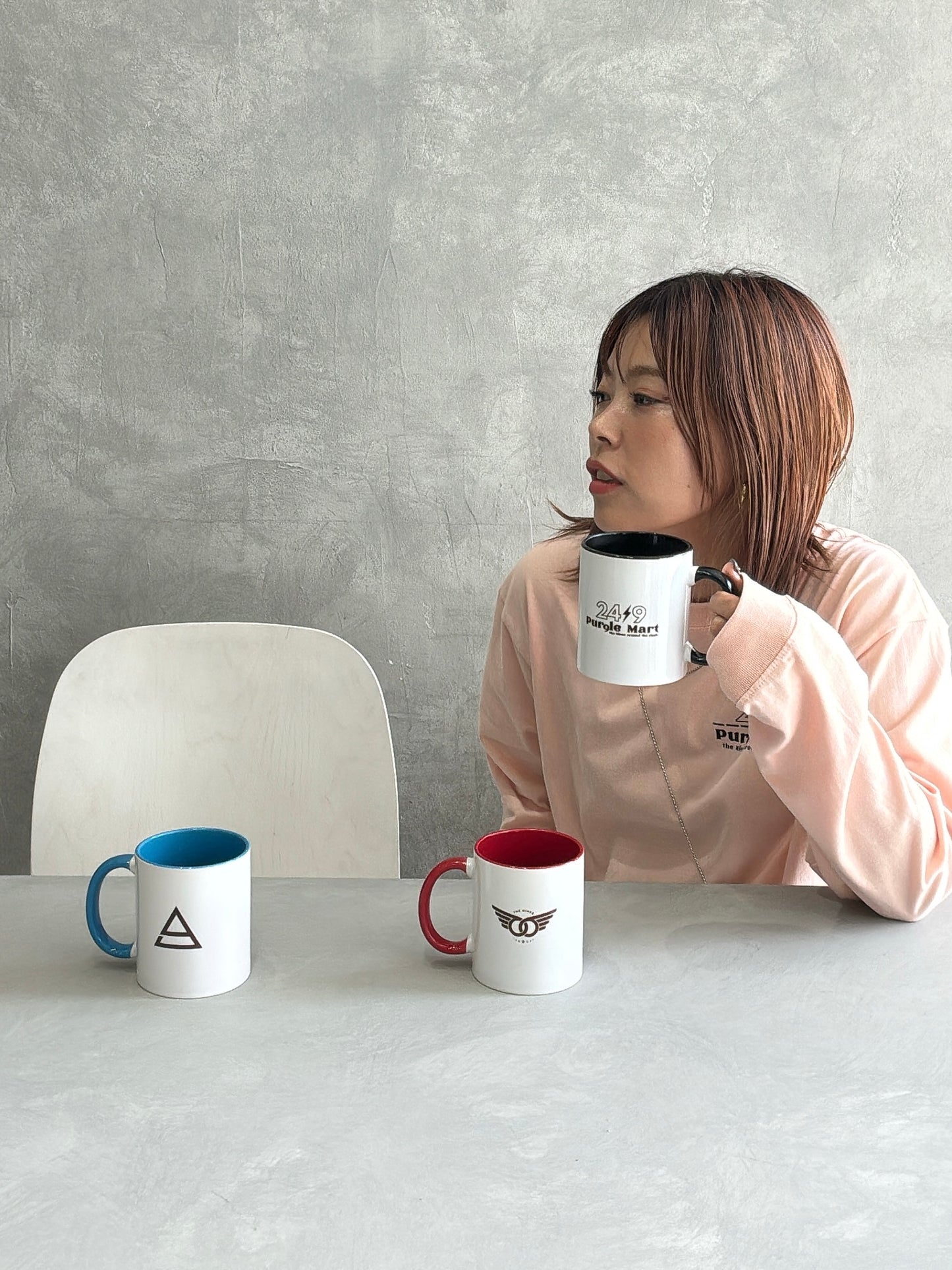 受付終了【予約販売】PURPLE MART⚡︎オリジナルバイカラーマグカップ/the Nines