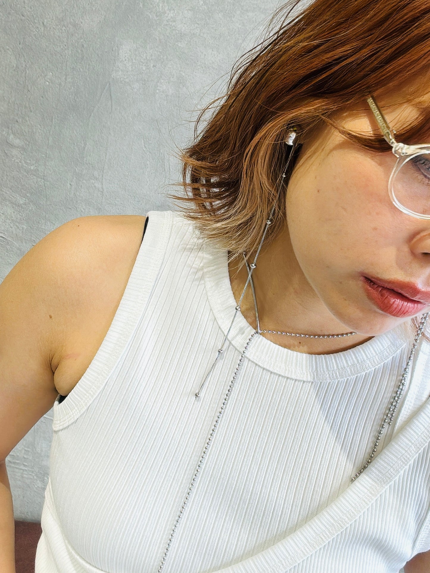 【復刻】ロングピアス(スネーク×ボール)