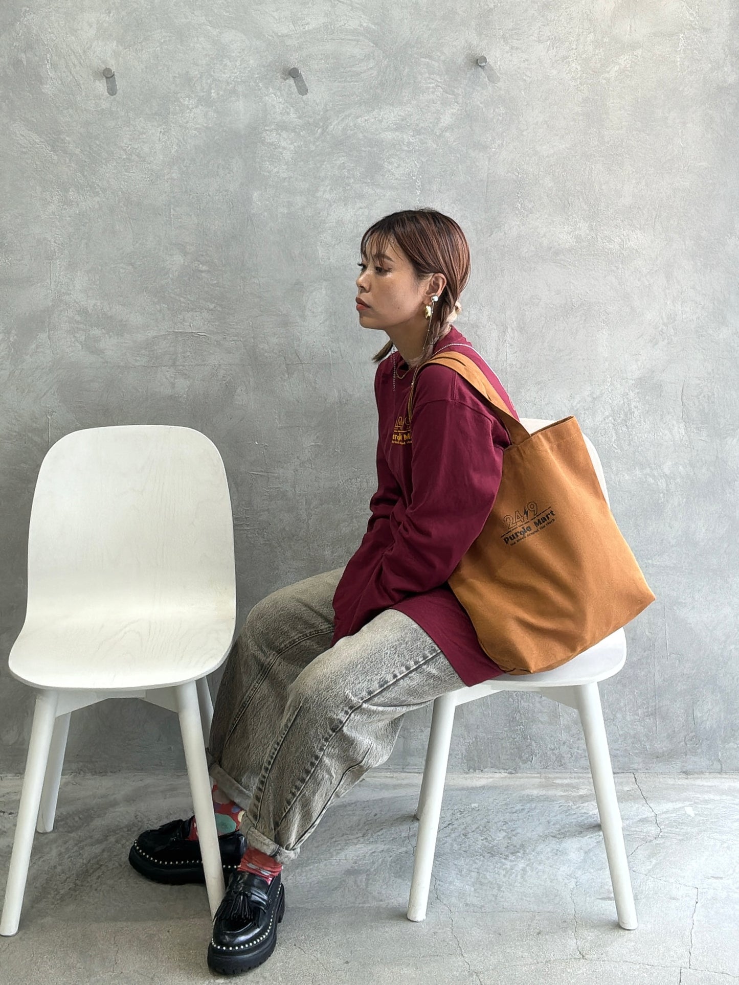 受付終了【予約販売】PURPLE MART⚡︎キャンバストートーバッグ/the Nines