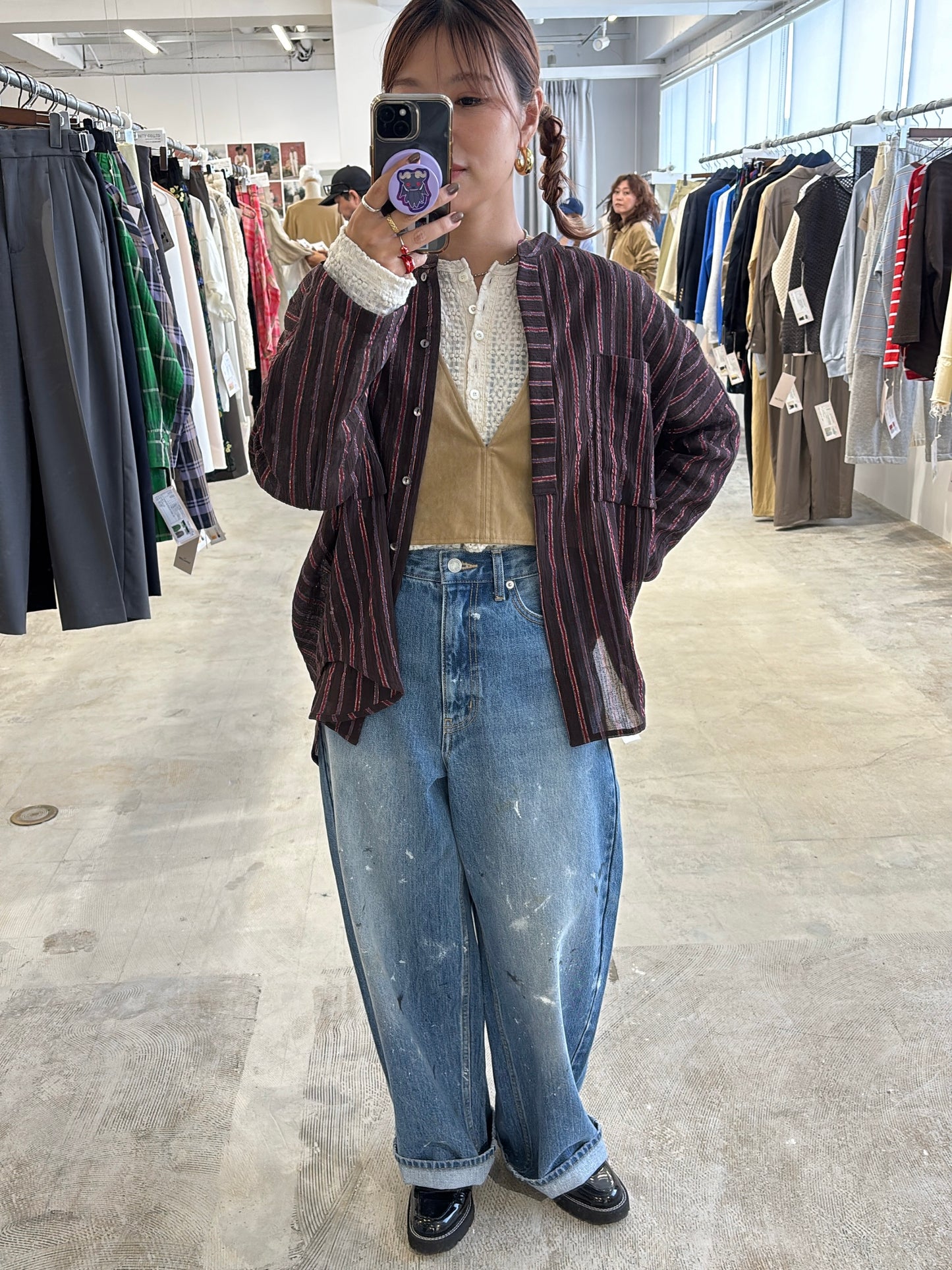 【予約販売】ヘンリーネックカットソー/8611002/LE MÉLANGE