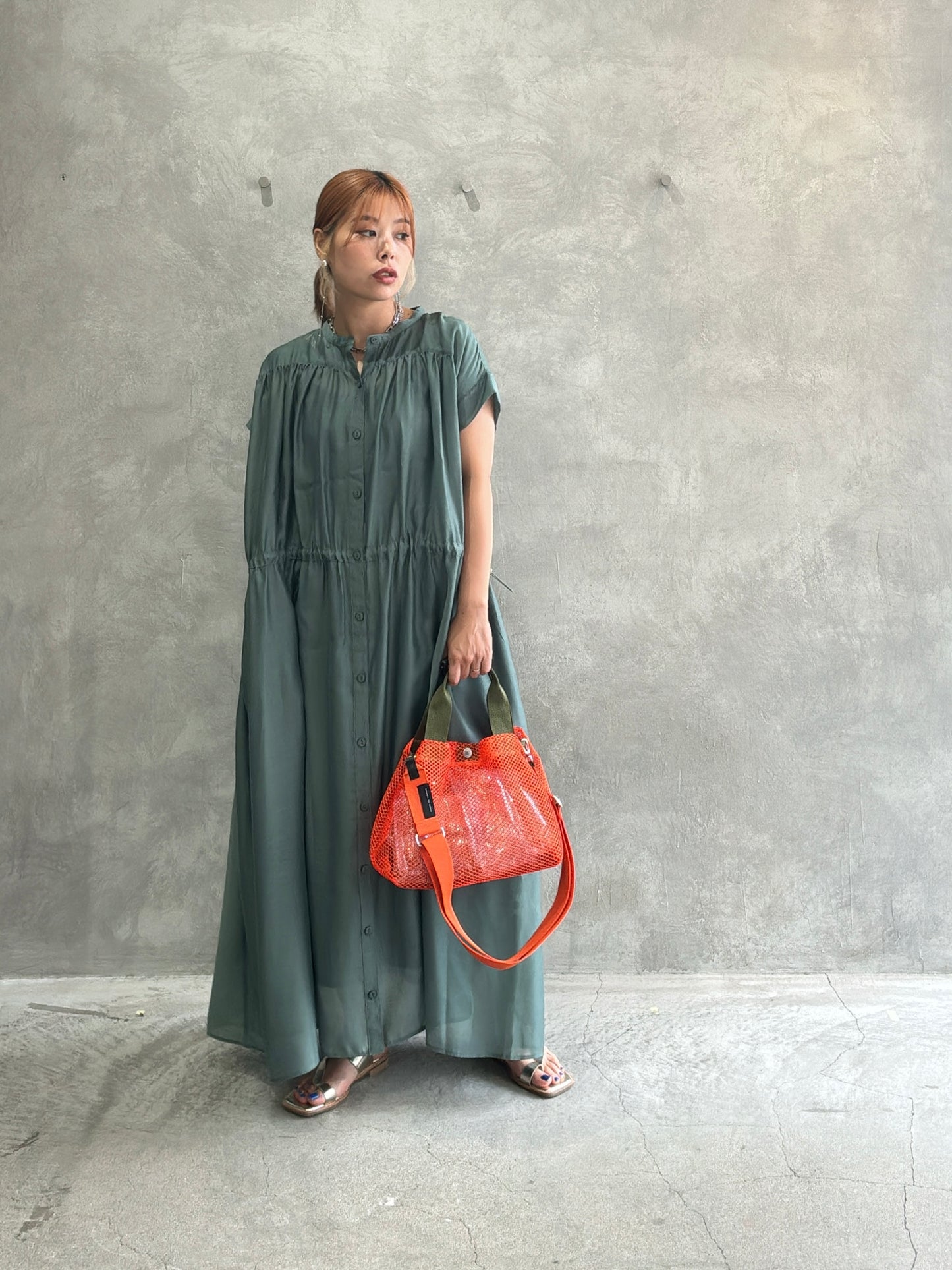 バンドカラーワンピ/Anna Kerry