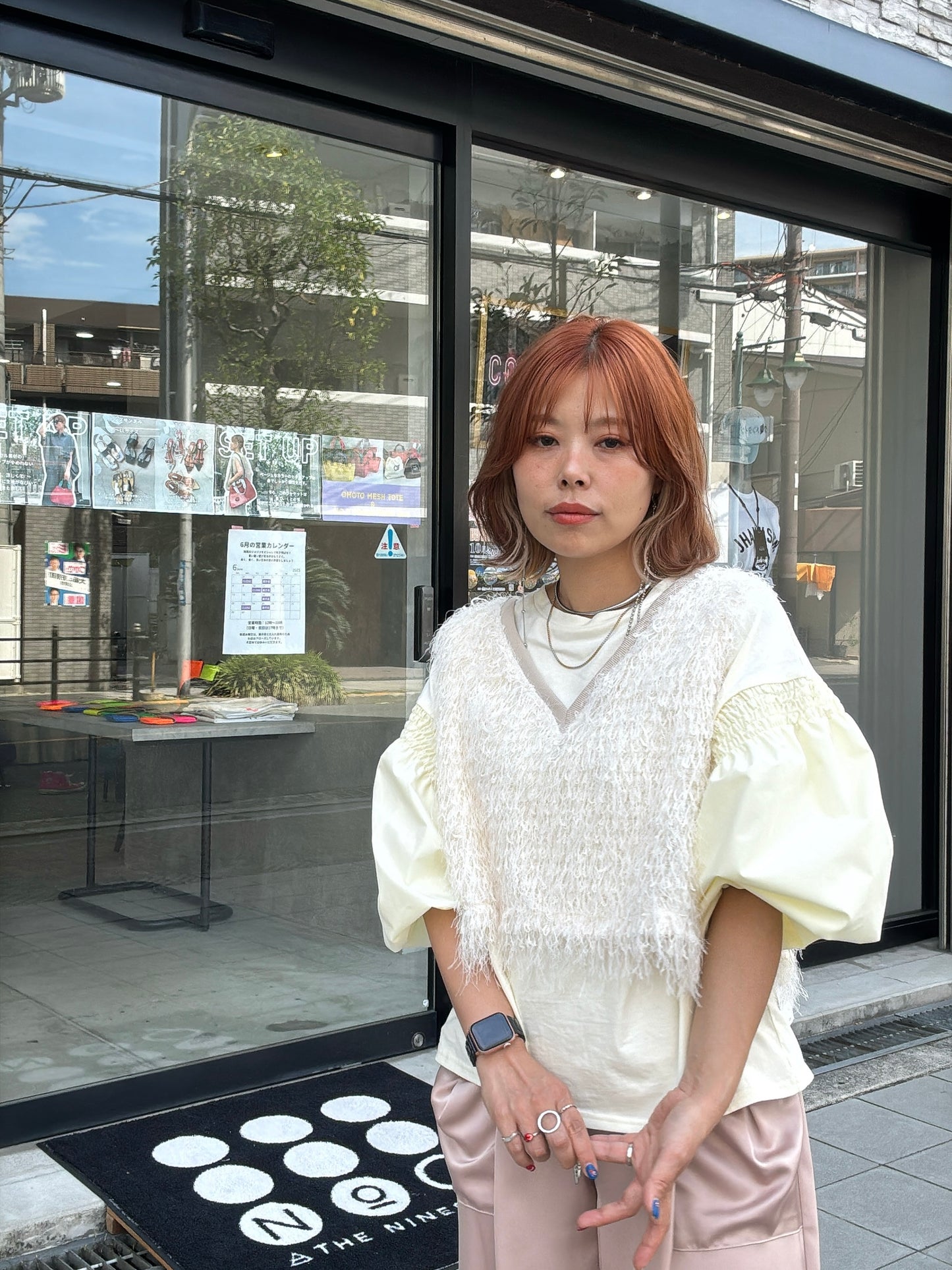 パフスリーブデザインTシャツ