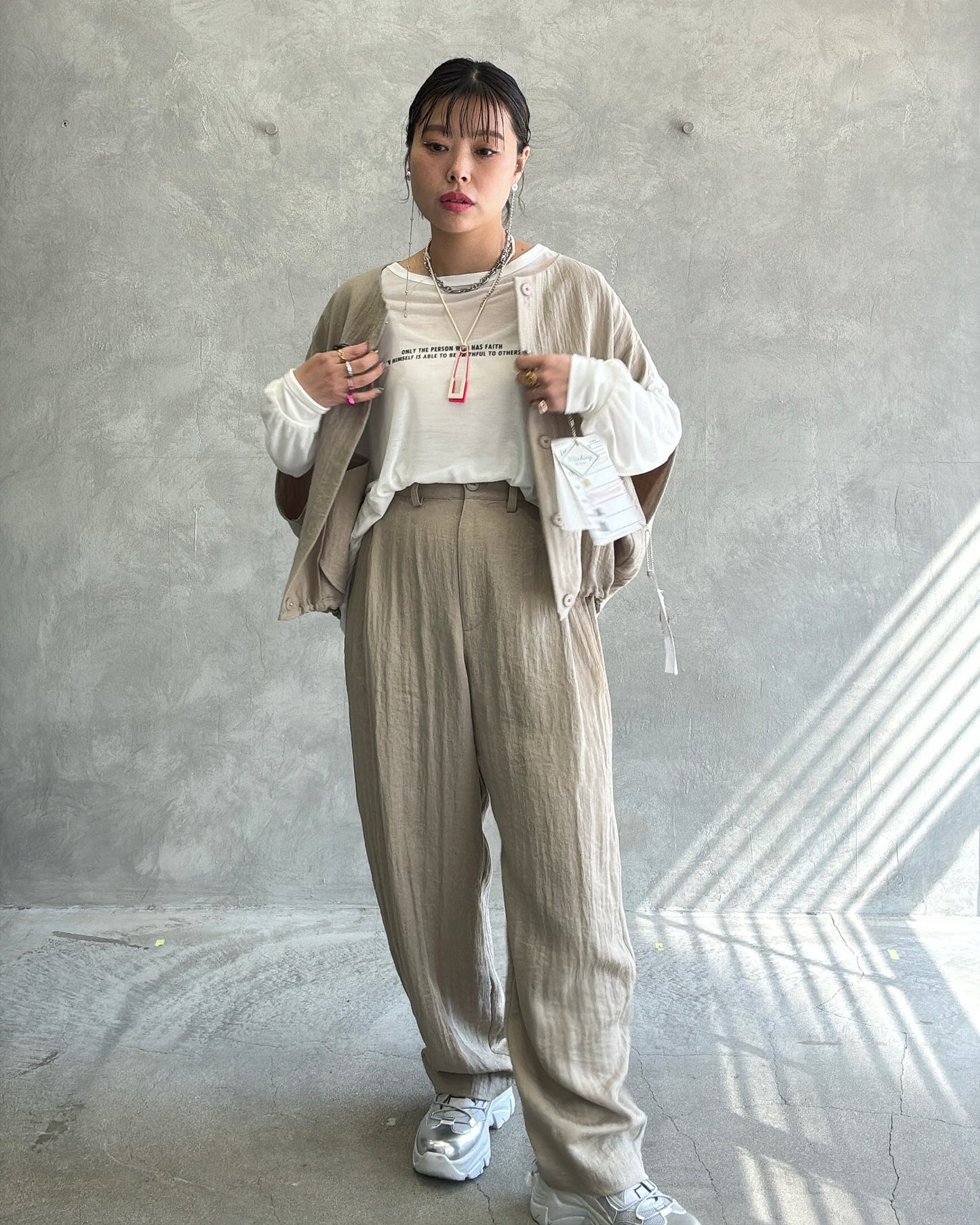 リネンライクバルーンパンツ/ANNA KERRY