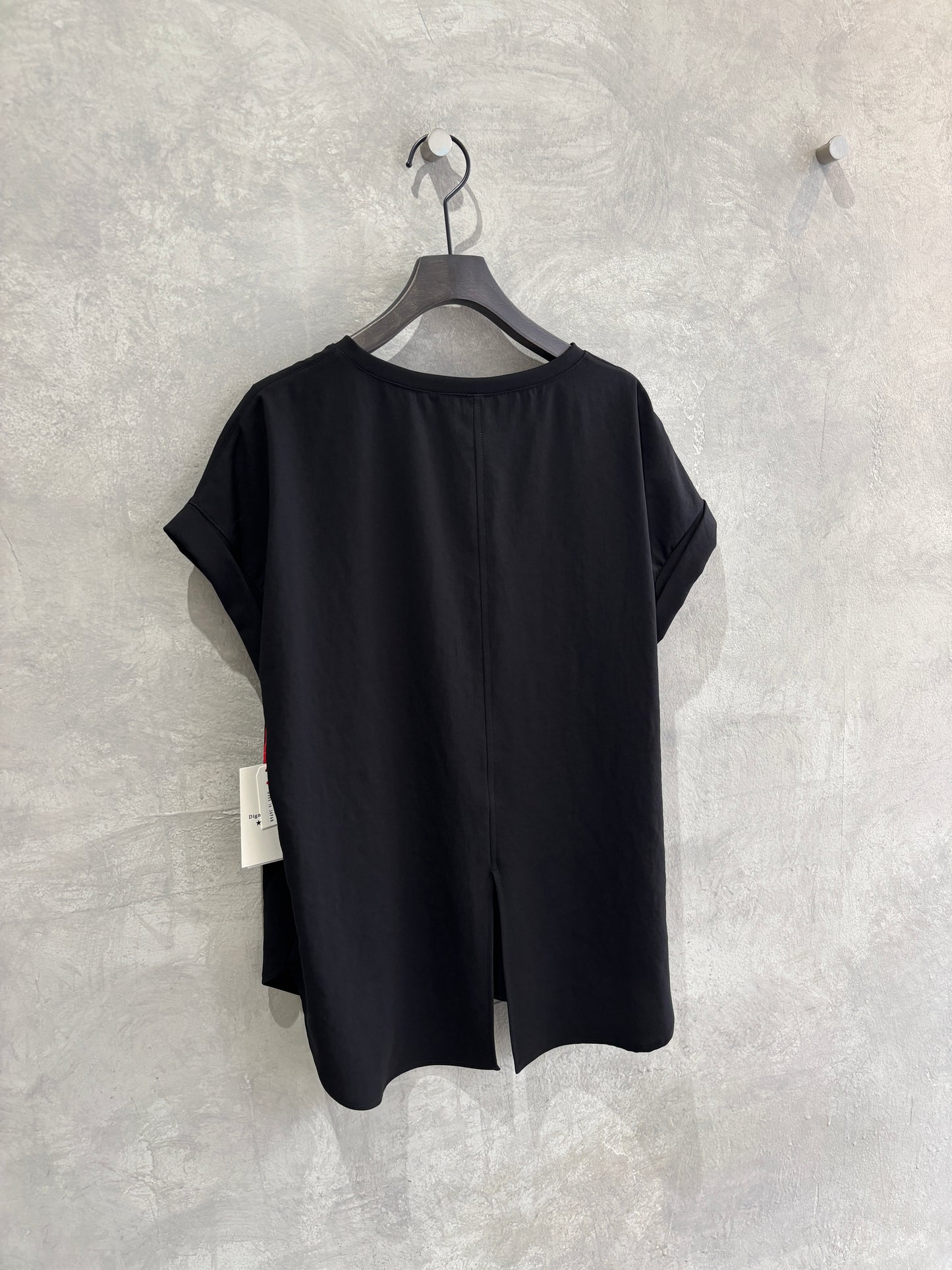 ストレッチシフォンシンプルブラウス/Dignite collier