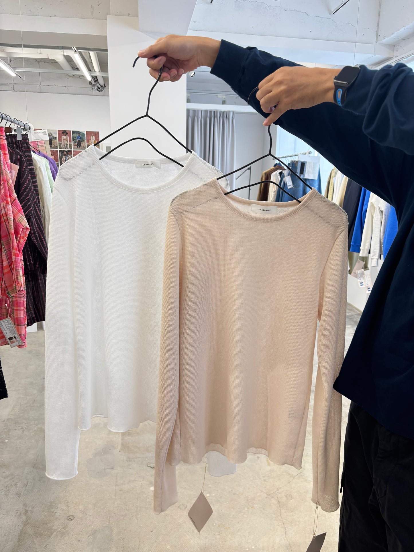 【予約販売】ボートネックカットソー/8611010/LE MÉLANGE