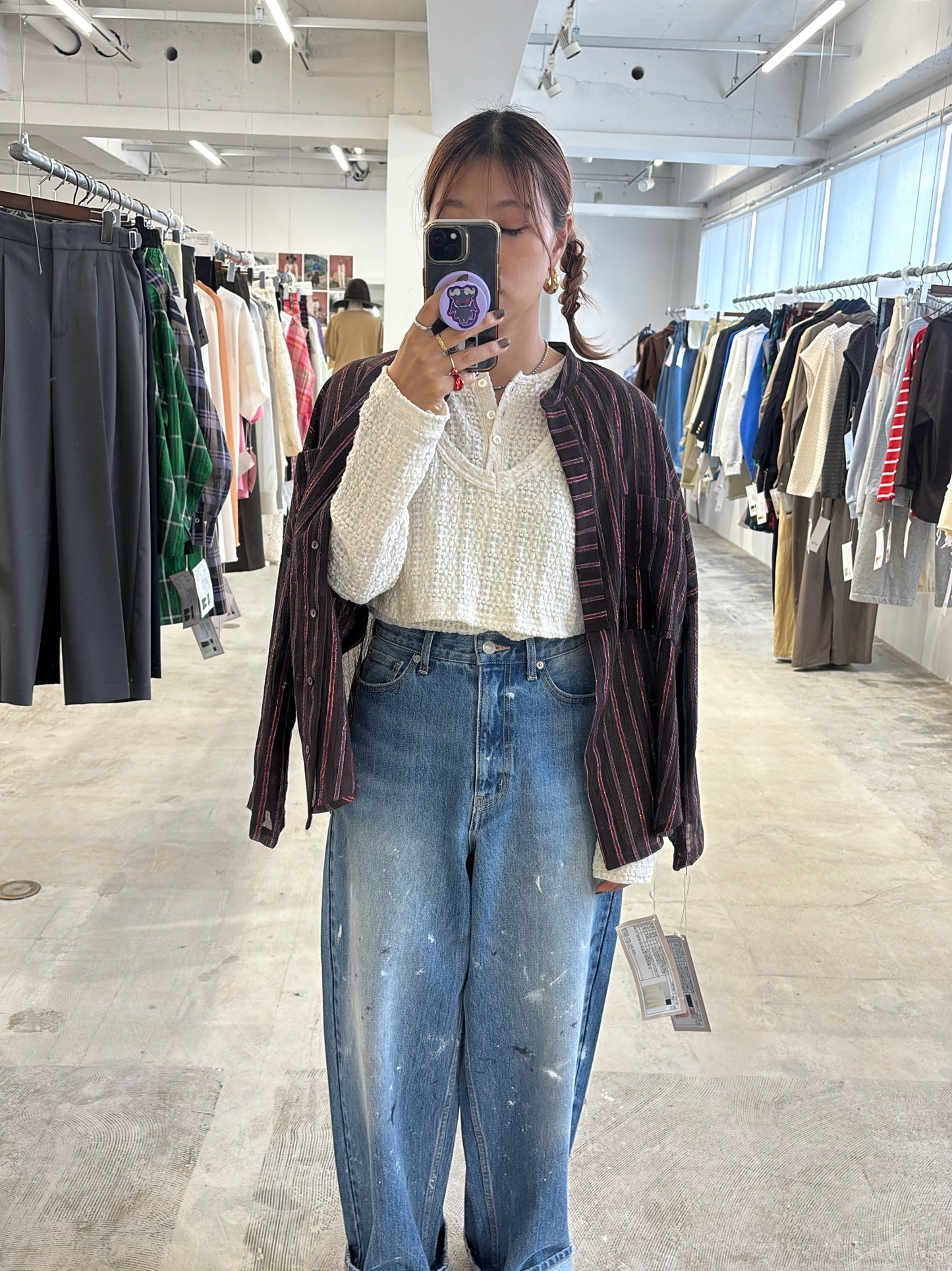 【予約販売】ヘンリーネックカットソー/8611002/LE MÉLANGE