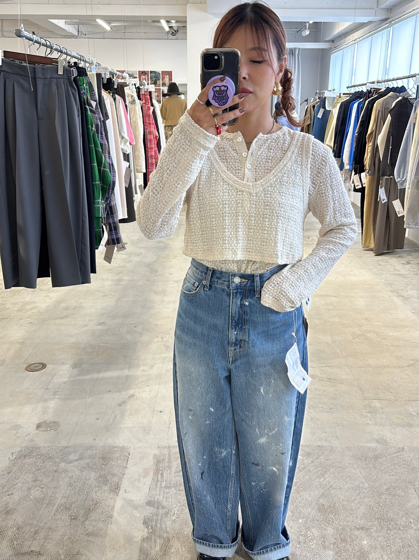【予約販売】デニムパンツ/8613502/LE MÉLANGE