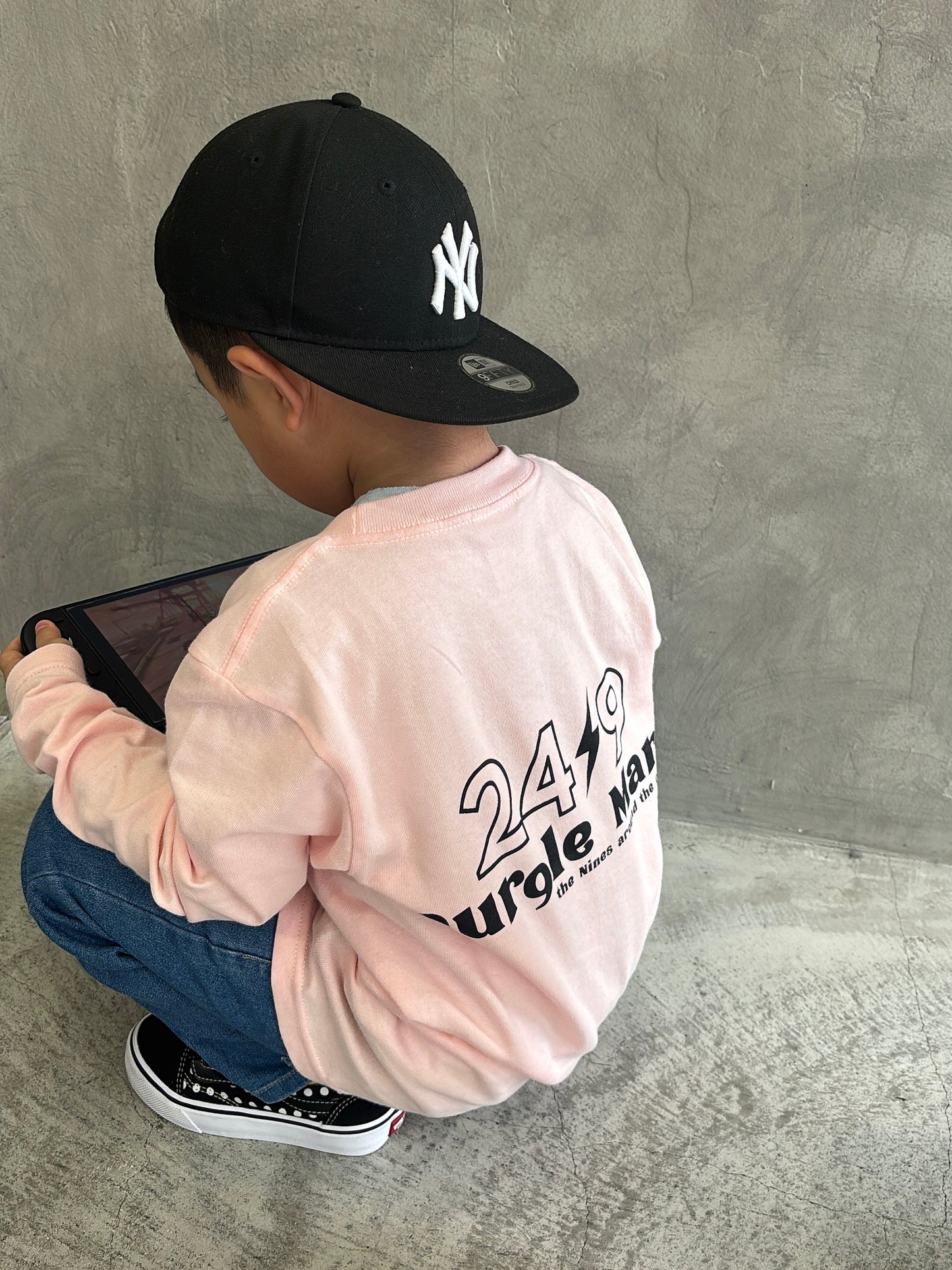 受付終了【予約販売】PURPLE MART⚡︎キッズロンT/the Nines