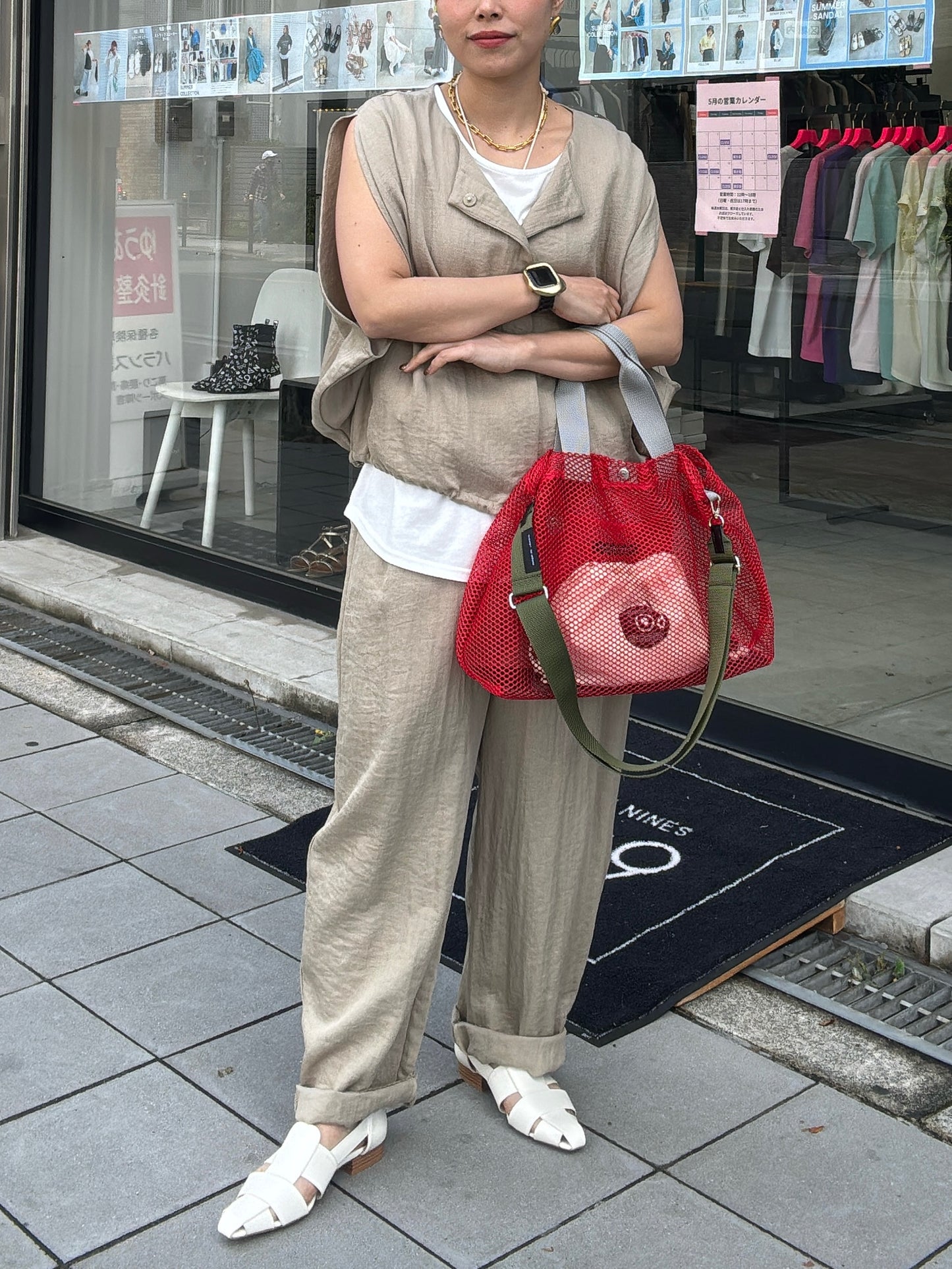 リネンライクバルーンパンツ/ANNA KERRY