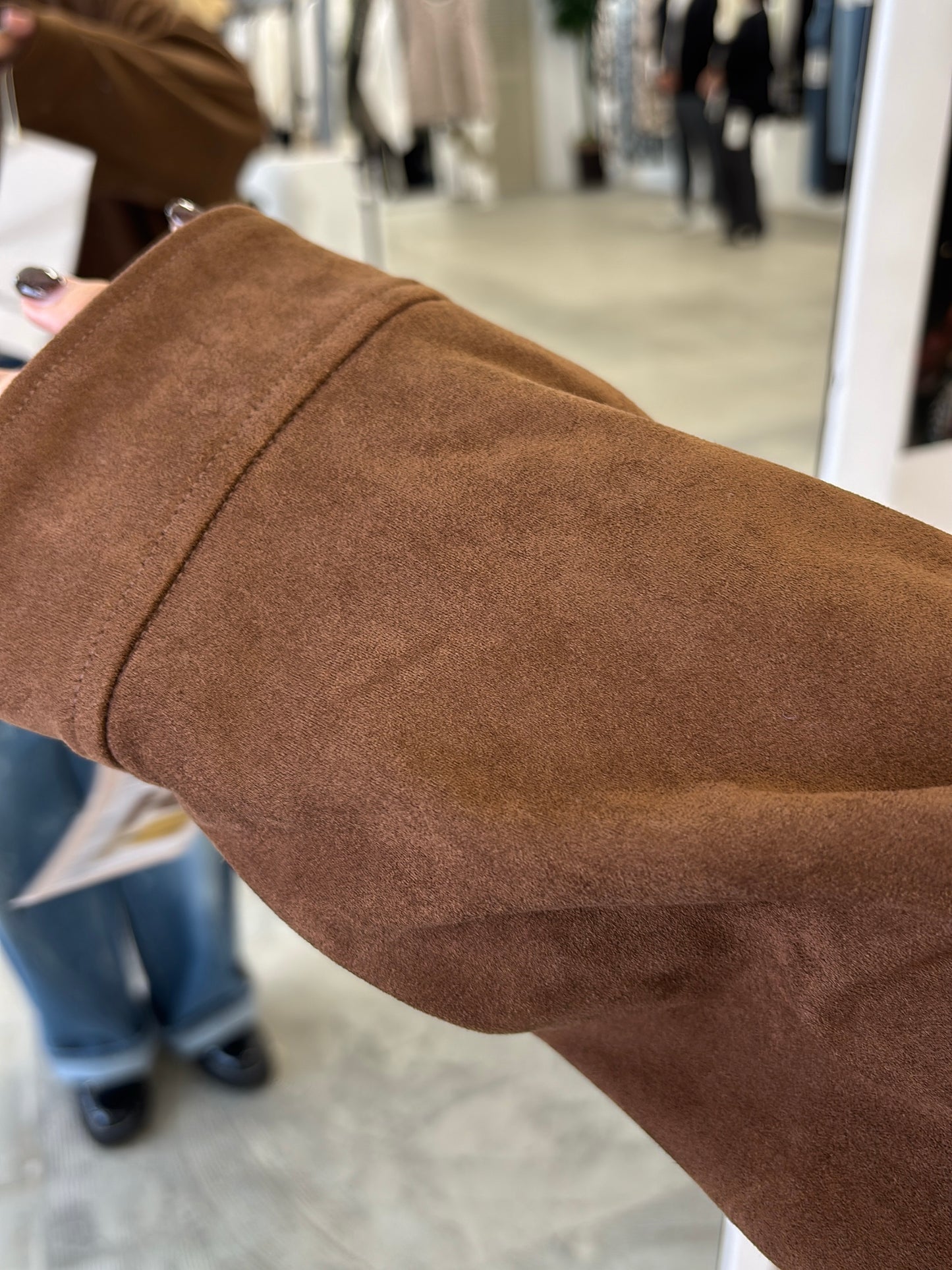 【予約販売】ECOスウェードベスチェ/8613701/LE MÉLANGE