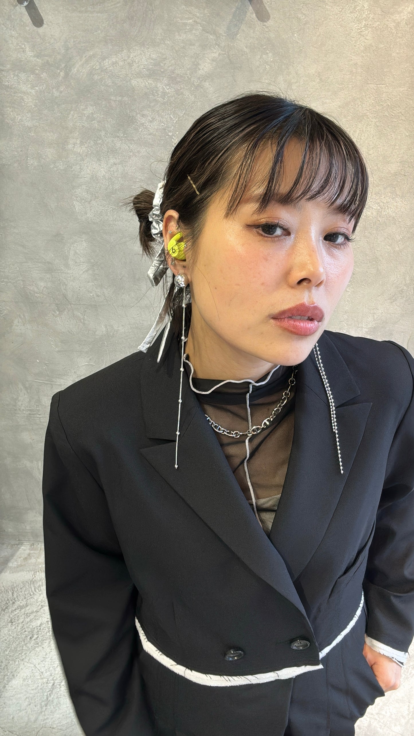 【復刻】ロングピアス(スネーク×ボール)