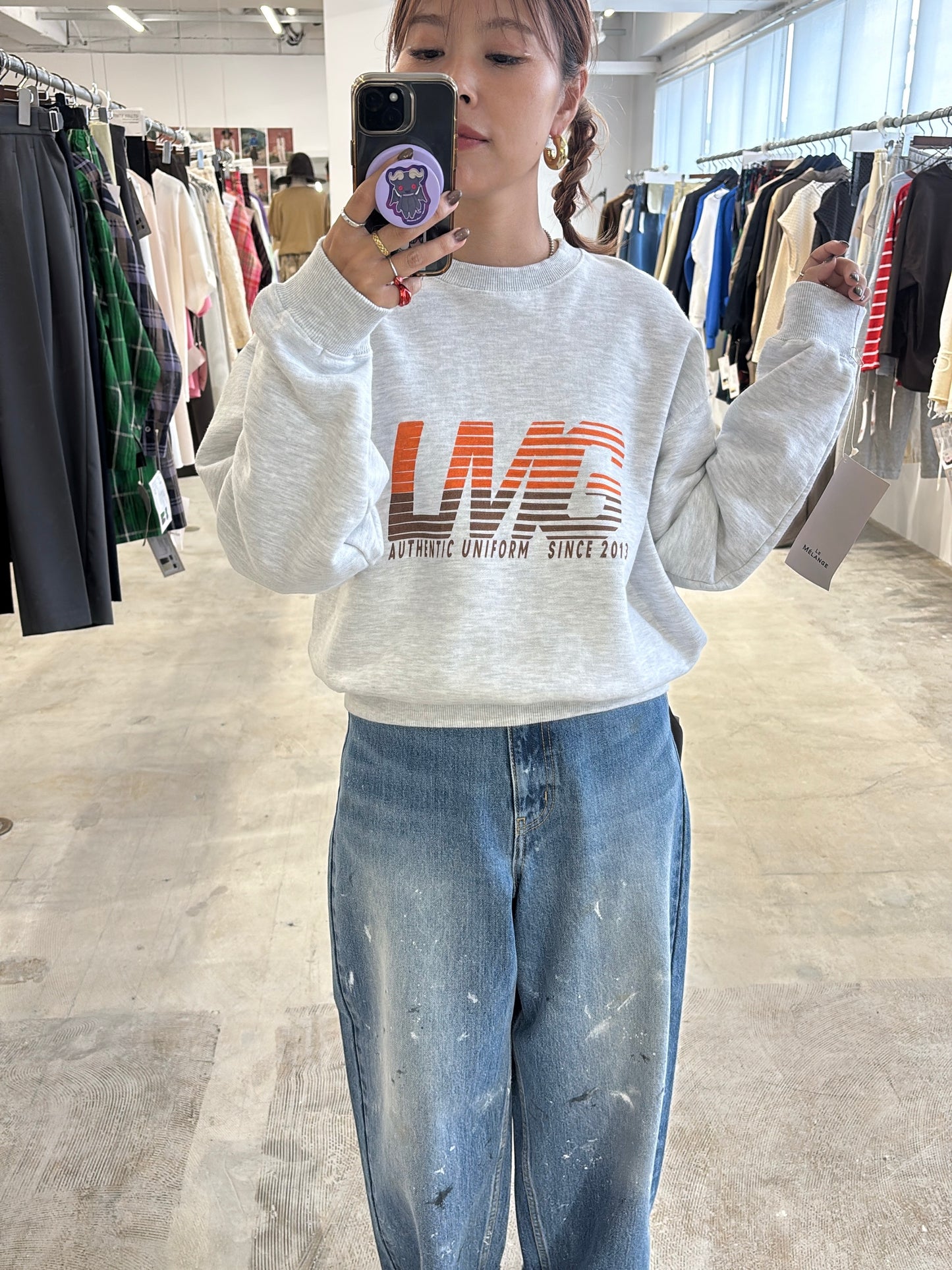 【予約販売】LMGスウェット/8611004/LE MÉLANGE