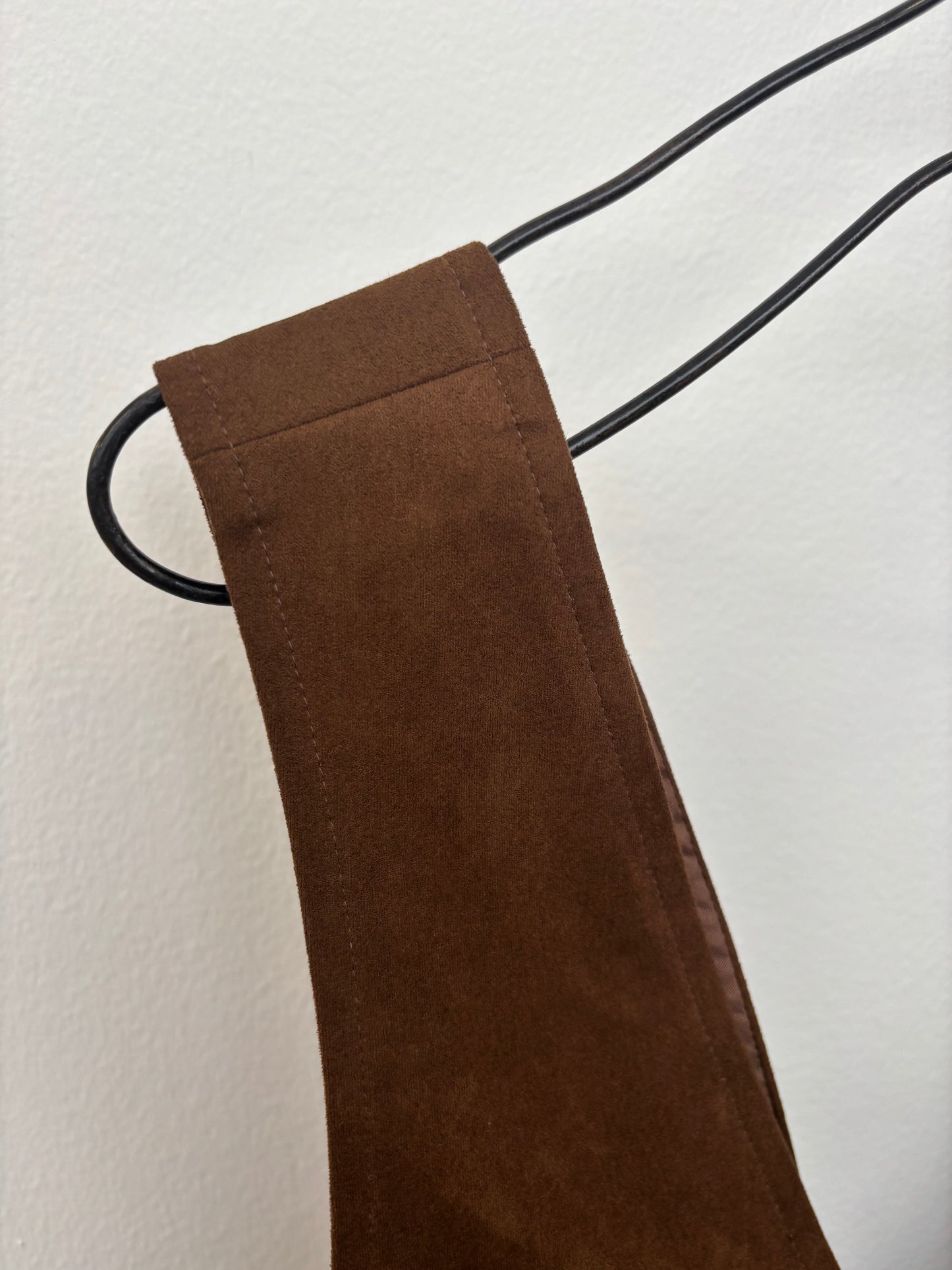 【予約販売】ECOスウェードベスチェ/8613701/LE MÉLANGE