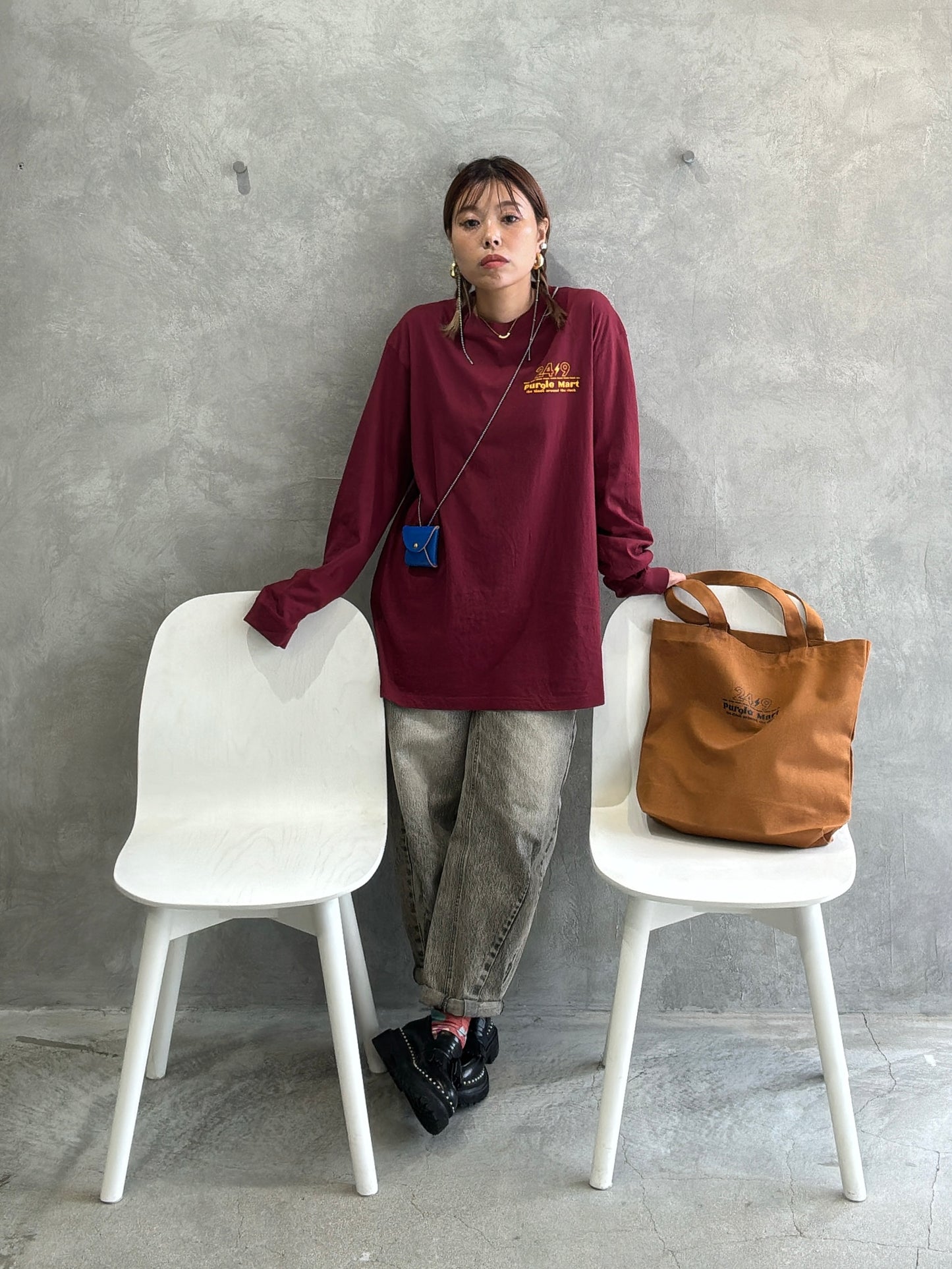 受付終了【予約販売】PURPLE MART⚡︎キャンバストートーバッグ/the Nines