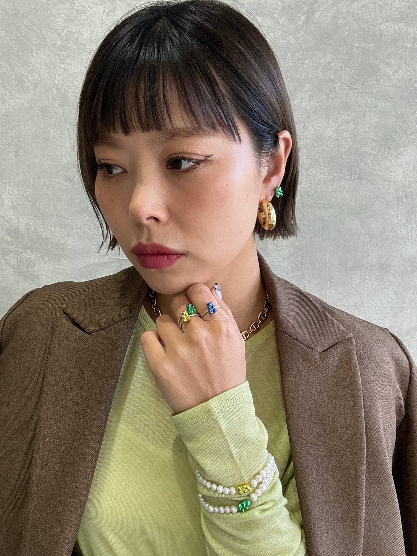 太フープピアス/No.9/BUYING series