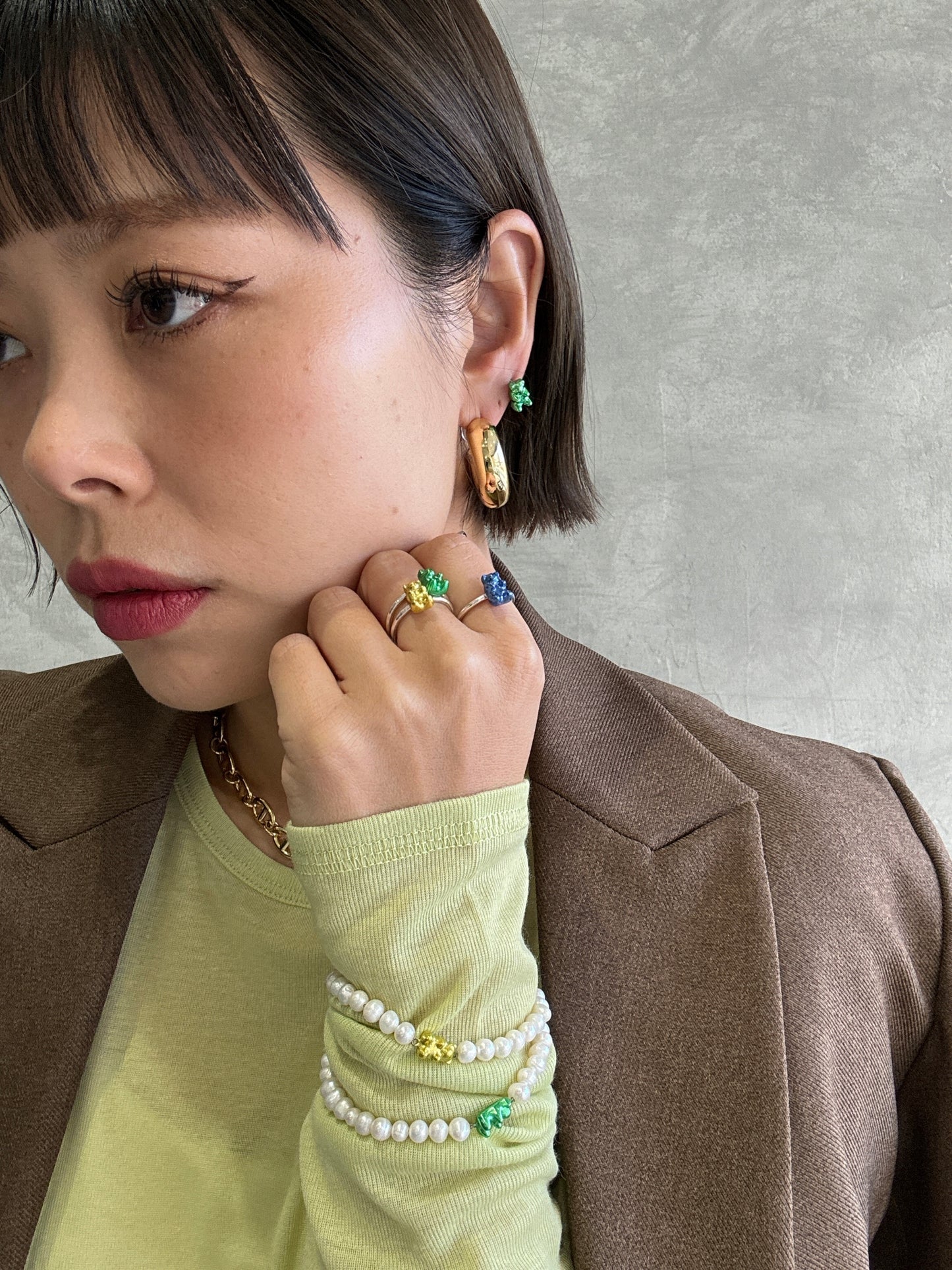 太フープピアス/No.9/BUYING series