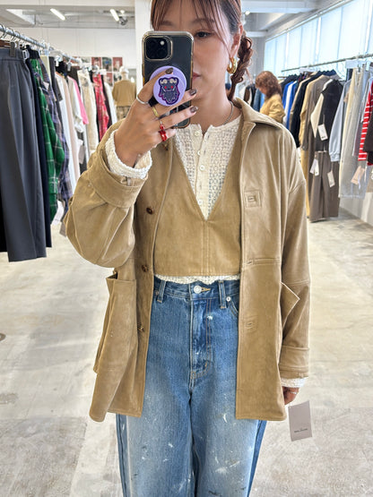 【予約販売】ECOスウェードベスチェ／8613701／LE MÉLANGE