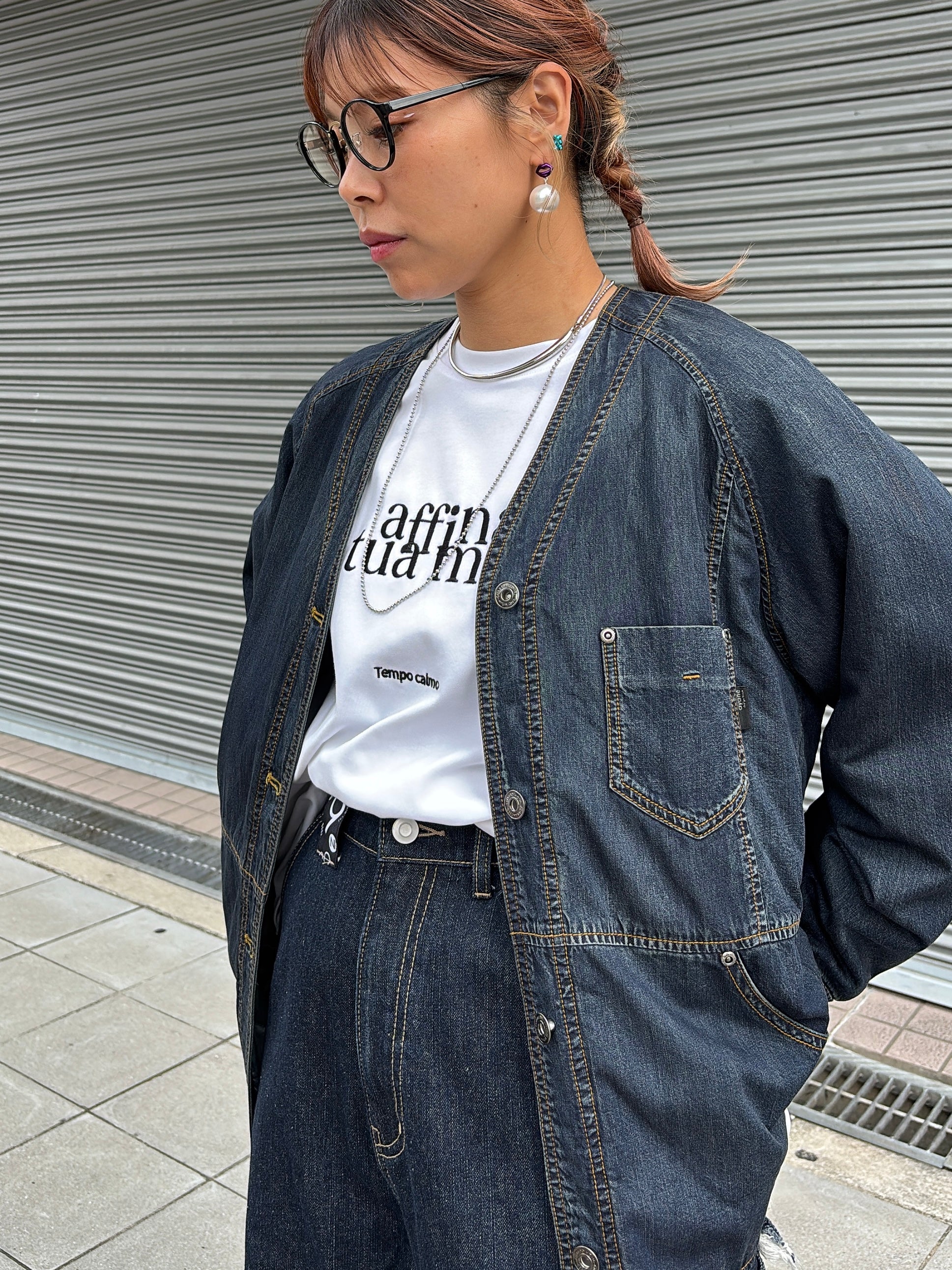 ayane 裏キルトダンガリージャケット　アヤン ayane セール SALE アヤン 裏キルトダンガリージャケット 2024年