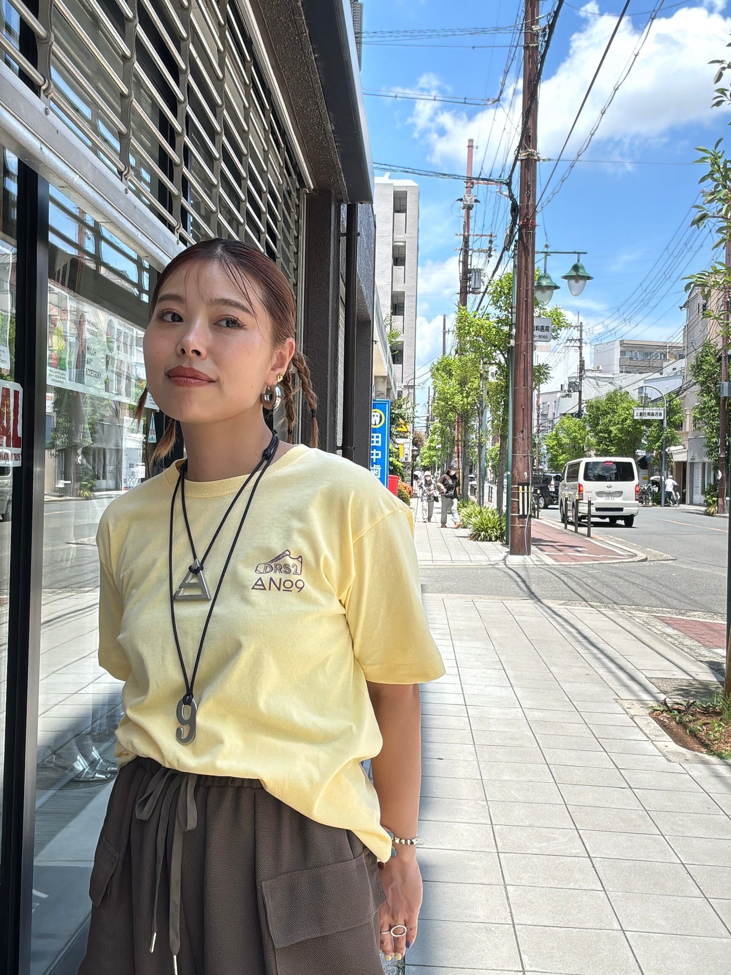 受付終了✴︎【先行予約】DRS2×No.9 コラボTシャツ／SUNSUN＆No.9／イエロー×パープル