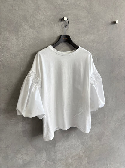パフスリーブデザインTシャツ