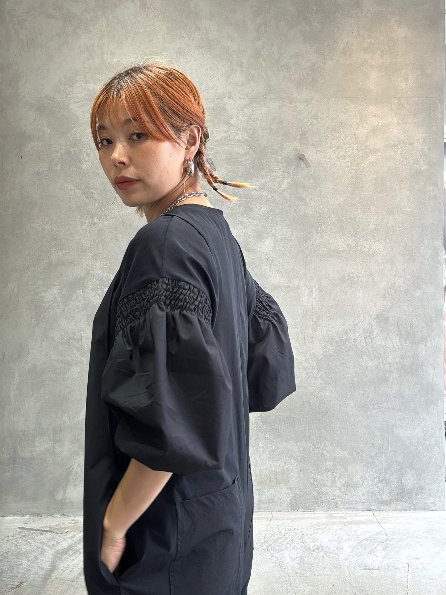 パフスリーブデザインTシャツ