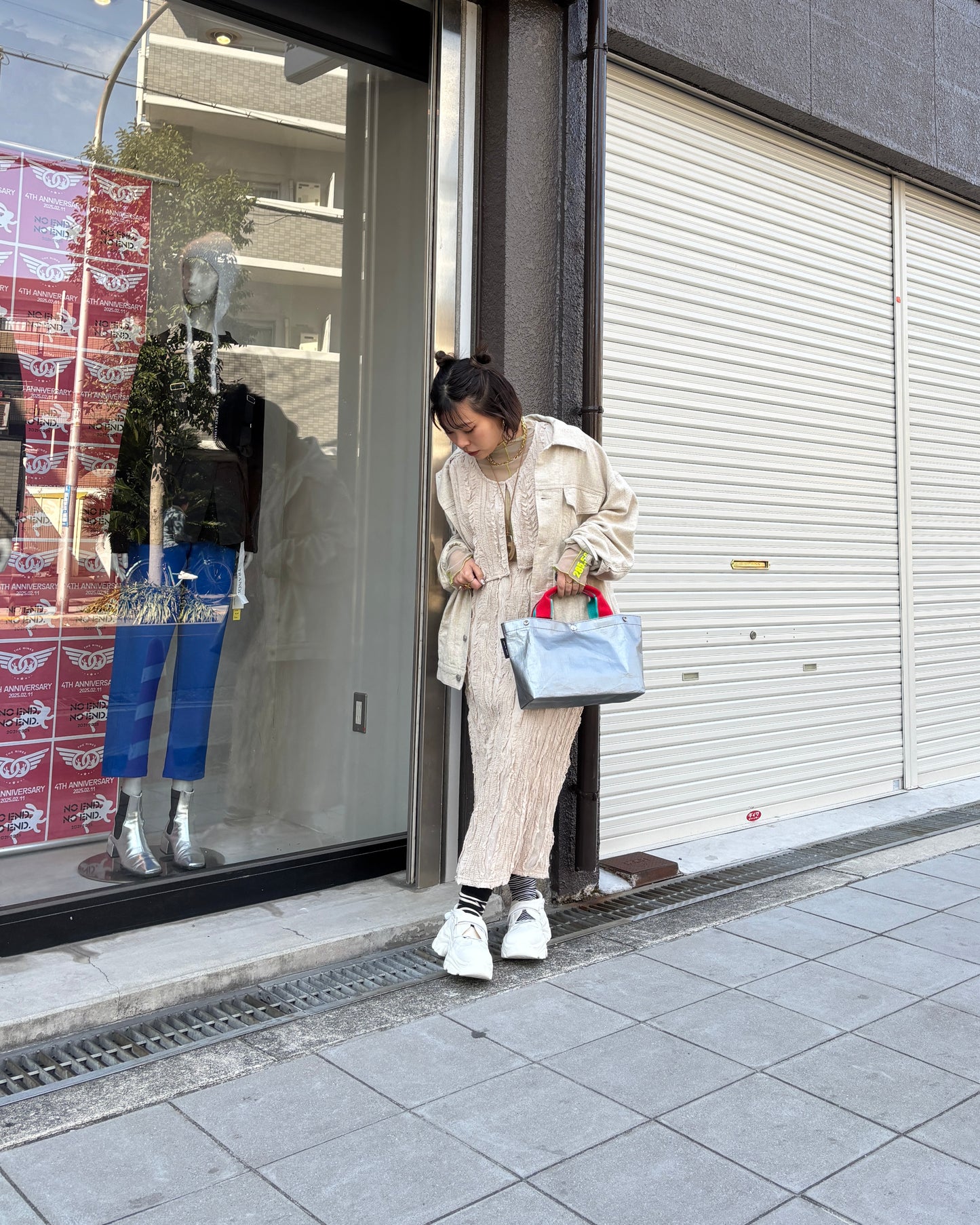 PRIORITY／フリルタイトスカート