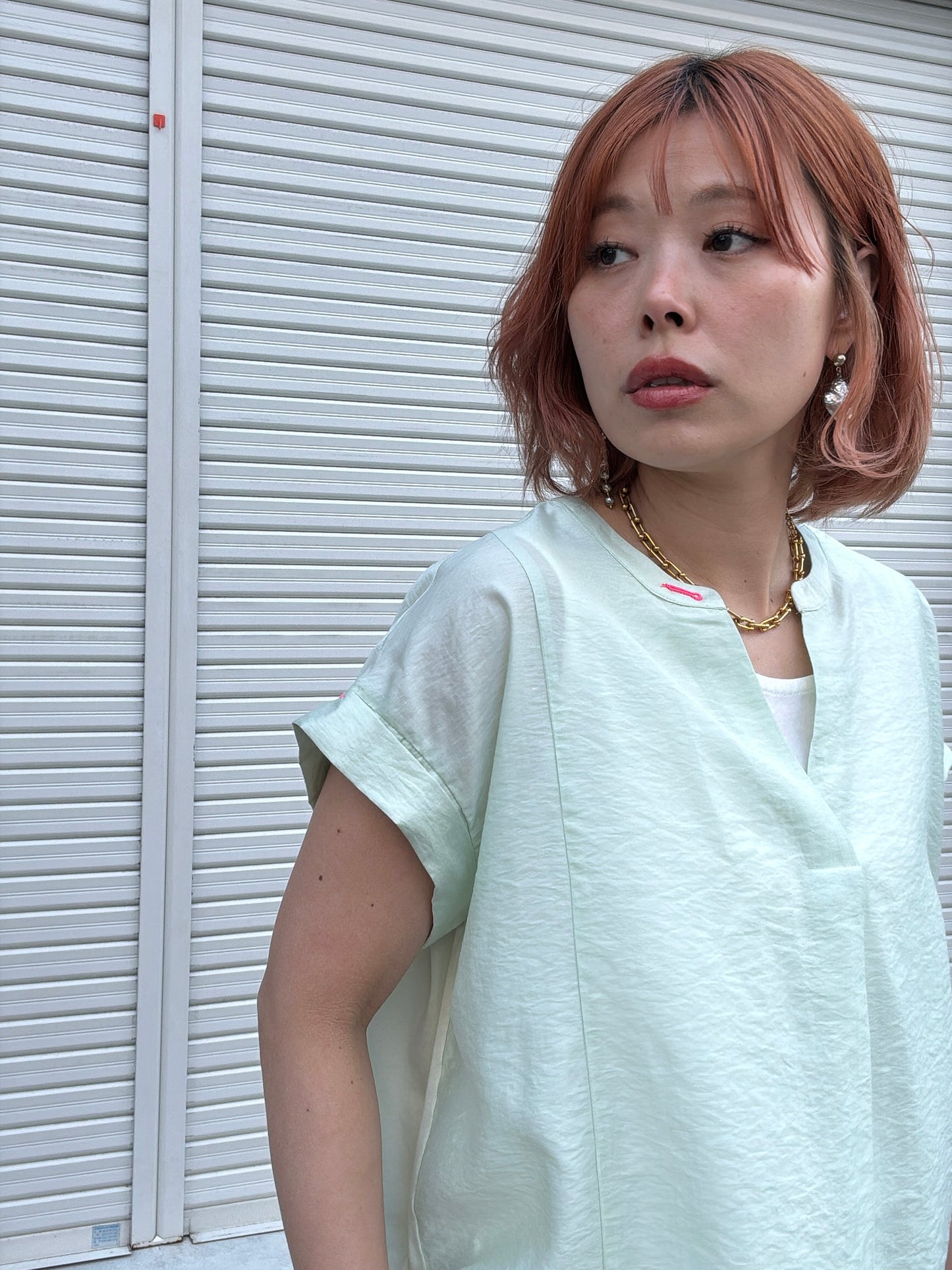 ミニエペシアースキッパー半袖カットソー／No.9-the Nines-