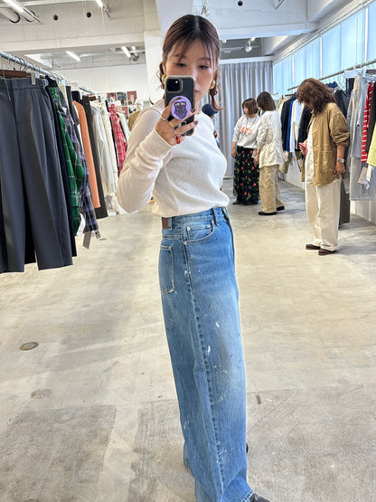 【予約販売】デニムパンツ／8613502／LE MÉLANGE