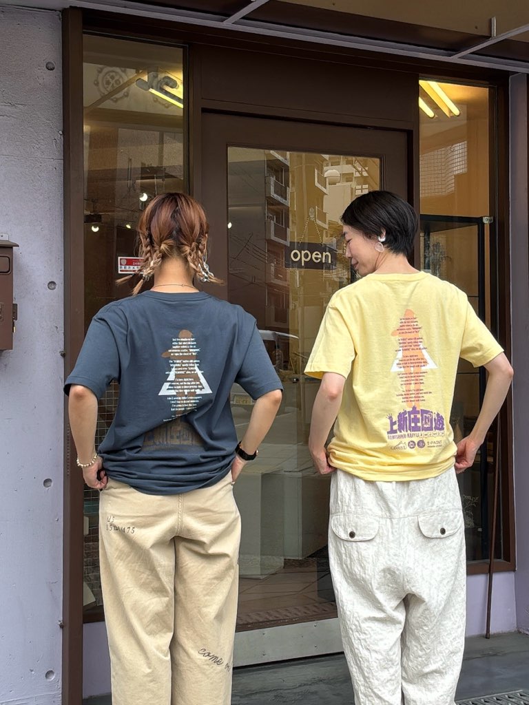 受付終了✴︎【先行予約】DRS2×No.9 「上新庄回遊」コラボTシャツ／乃屋壁にチュラブルー、焼き菓子＆珈琲カラー